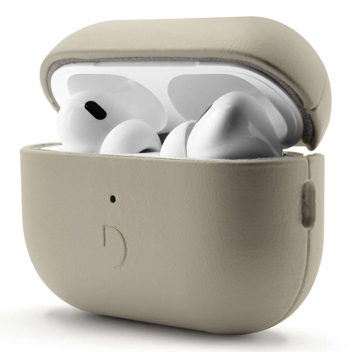 DECODED Smartphone-Hülle Leather AirCase Pro for AirPods Pro 3 Clay