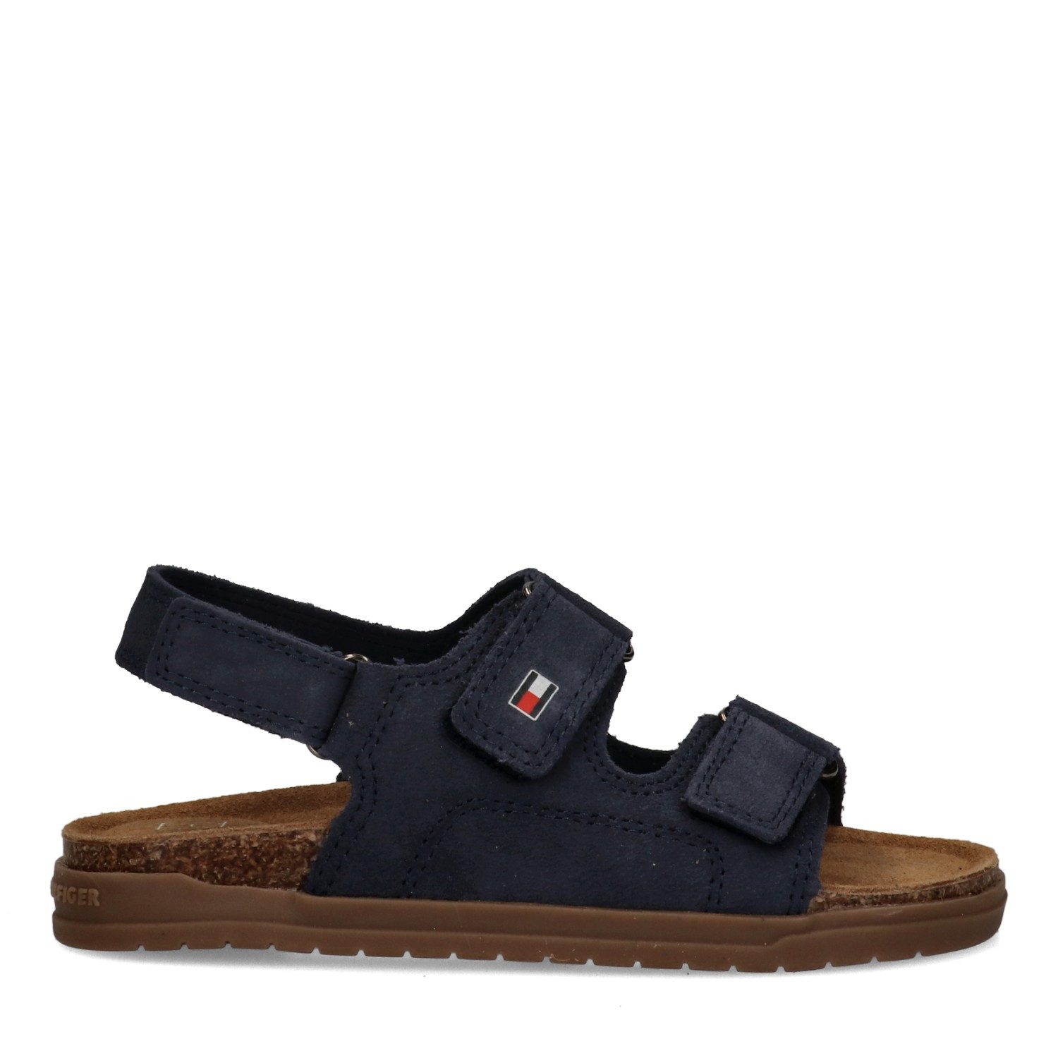 Tommy Hilfiger Sandale Barfußschuh, Sommerschuh mit drei regulierbaren Klettverschlüssen