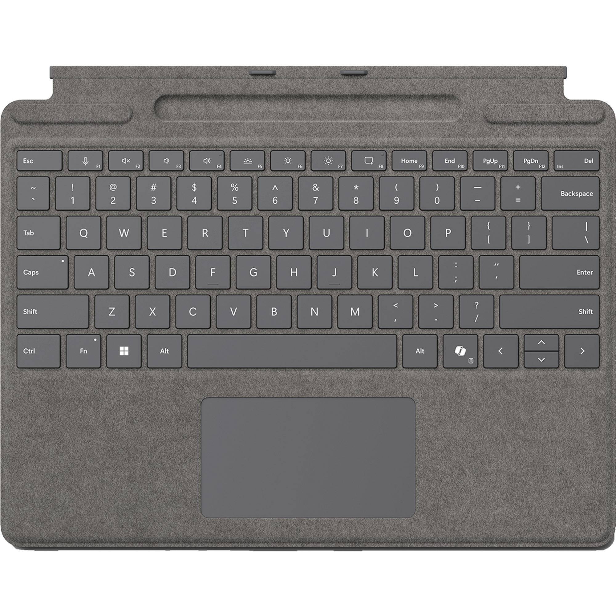 Microsoft Microsoft Surface Pro Keyboard mit Stiftaufbewahrung, Tastatur, (für Tastatur