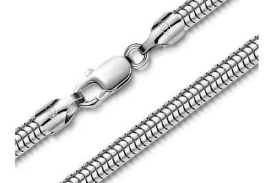 Silberkettenstore Silberkette Schlangenkette 5mm - 925 Silber, Länge wählbar von 40-100cm
