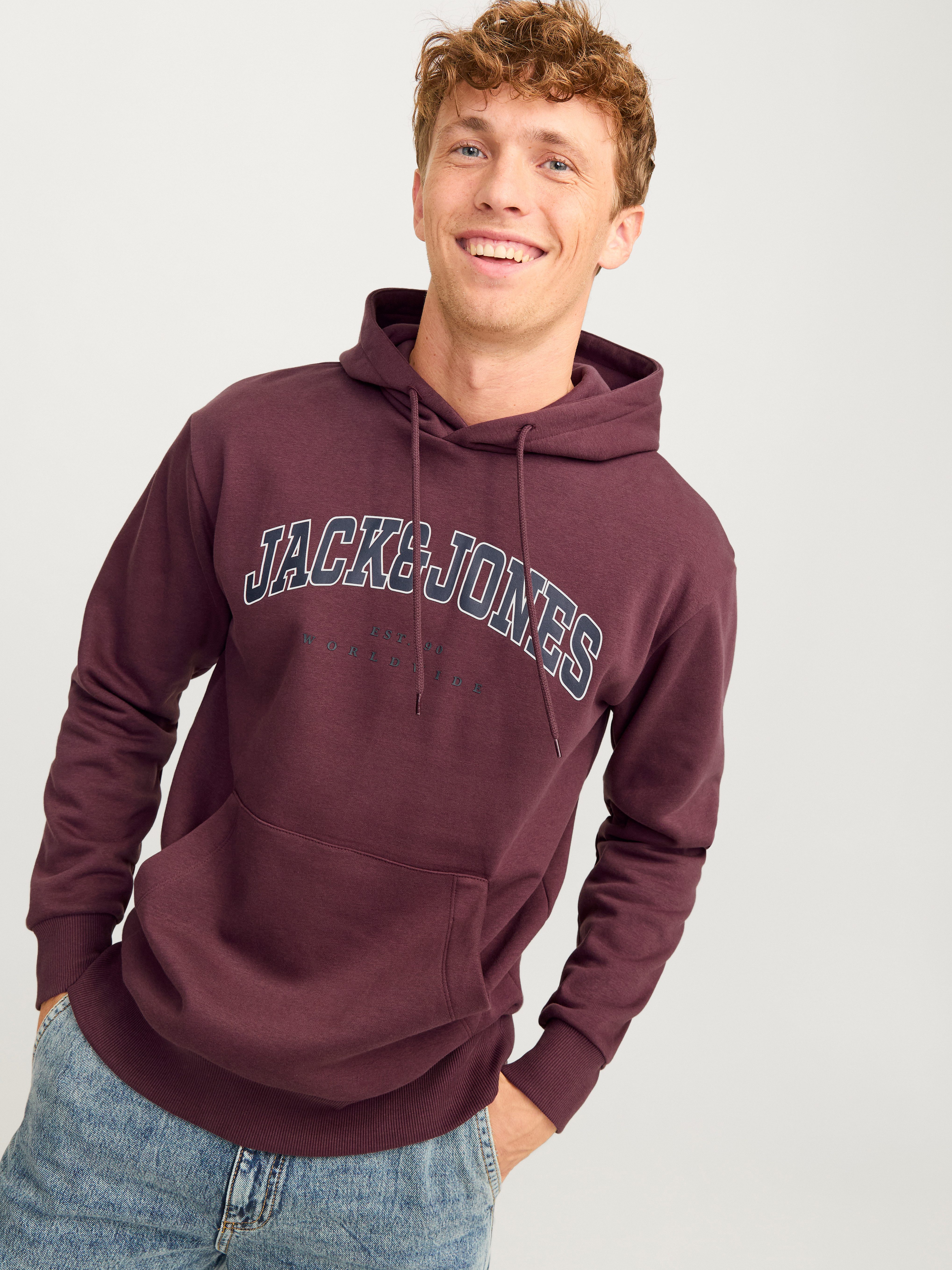 Jack & Jones Kapuzensweatshirt JJECALEB VARSITY günstig online kaufen