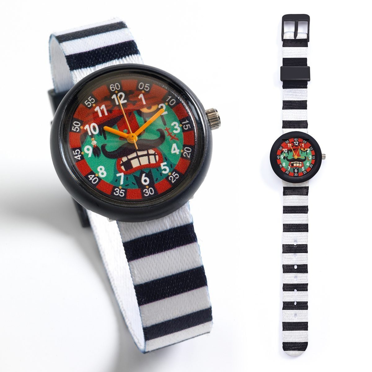DJECO Quarzuhr Kinder Armbanduhr in buntem Design