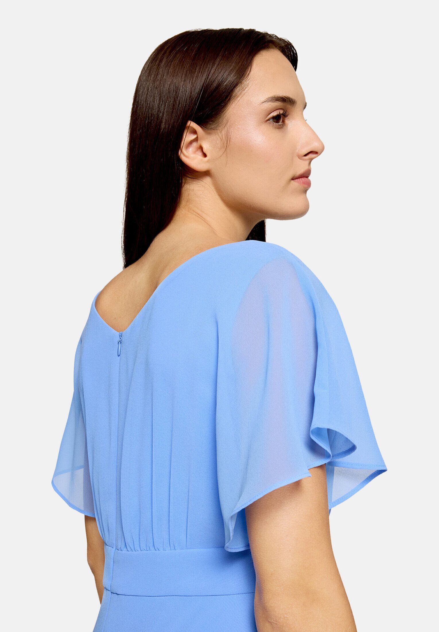Vera Mont Cocktailkleid Damen kurzarm Raffung – Bild 4 von 5