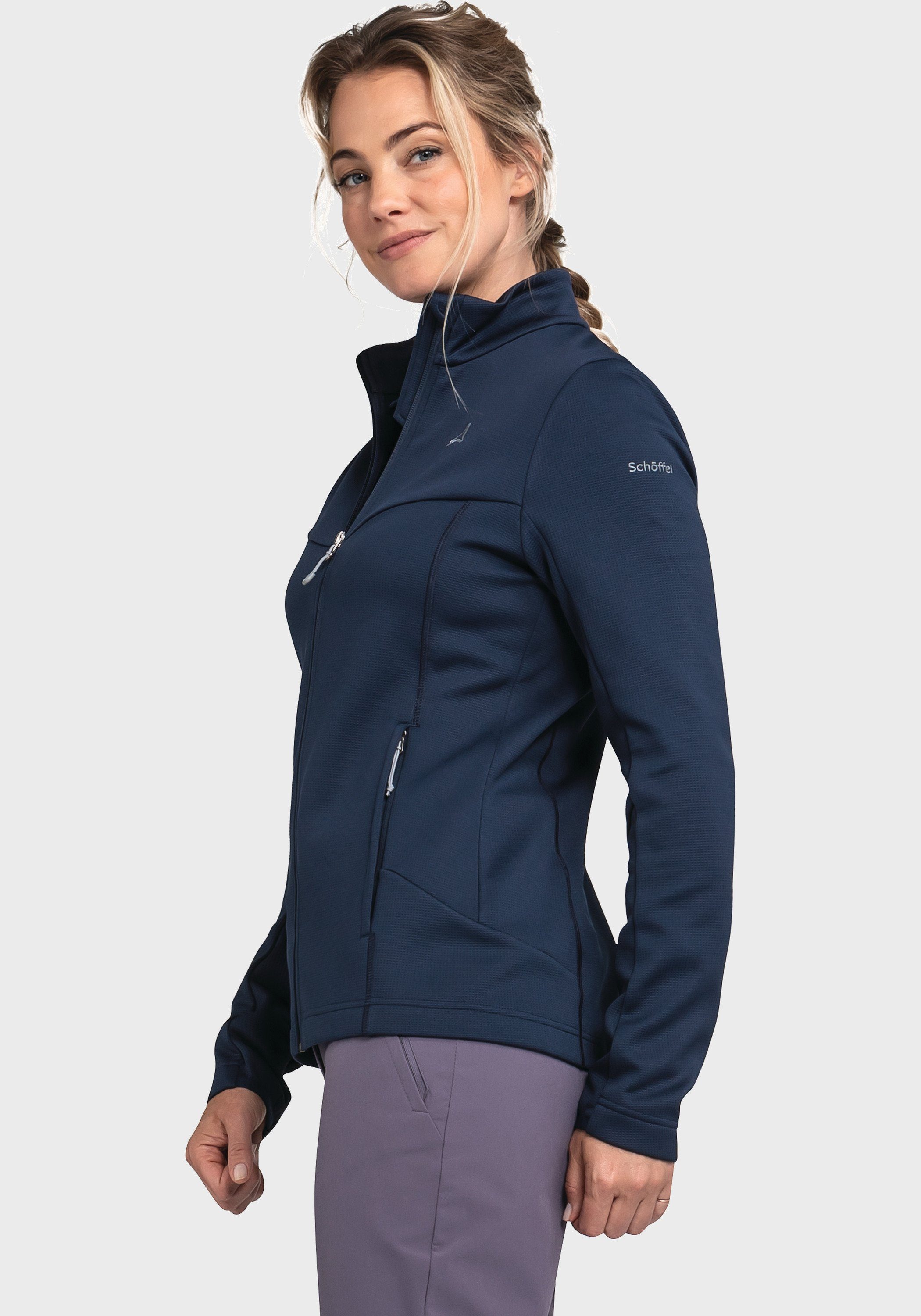 Jacket L Bleckwand Schöffel dress Fleece blues Fleecejacke