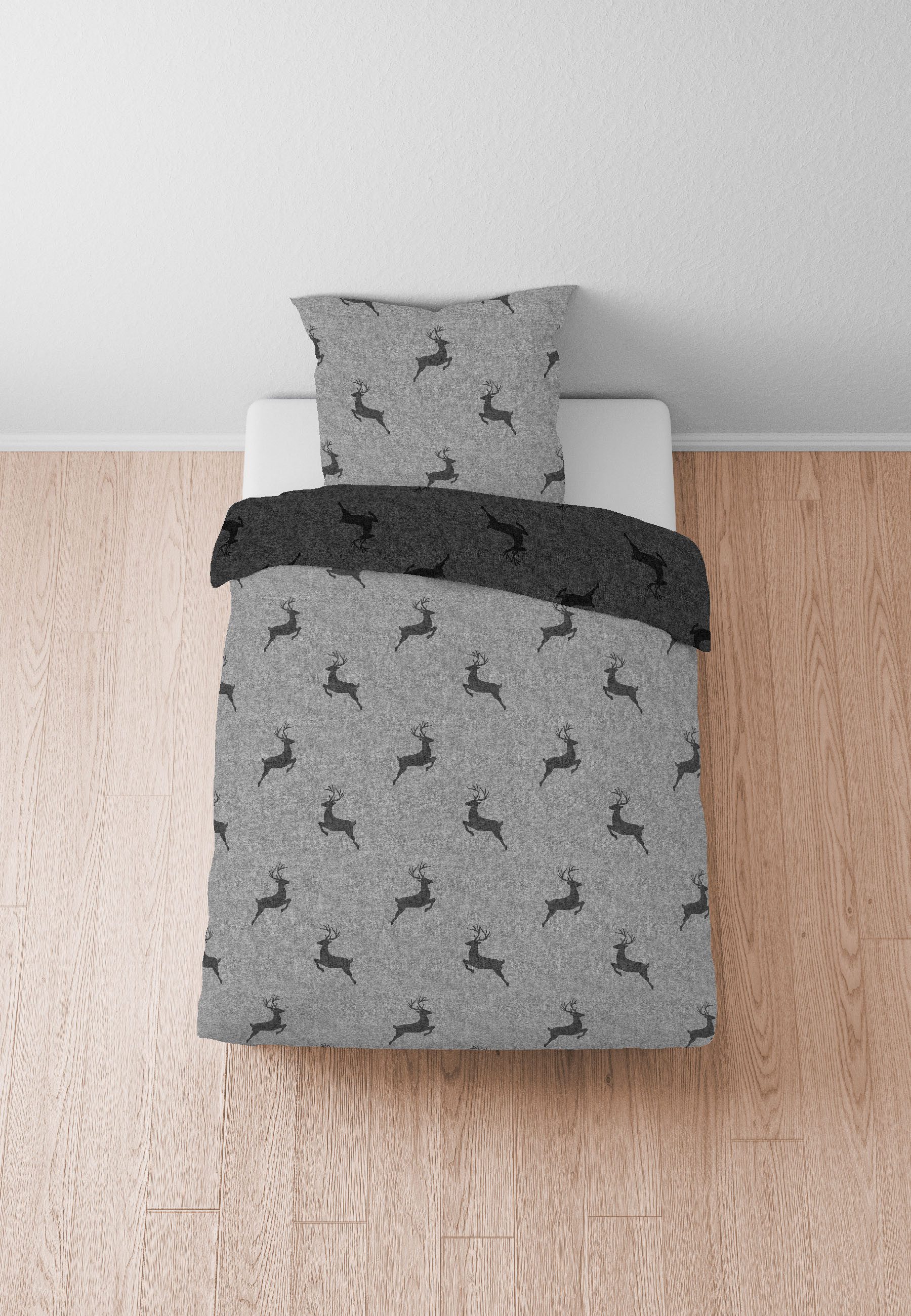 Biberna Wendebettwäsche 0614609, Satin, 2 teilig, günstig online kaufen
