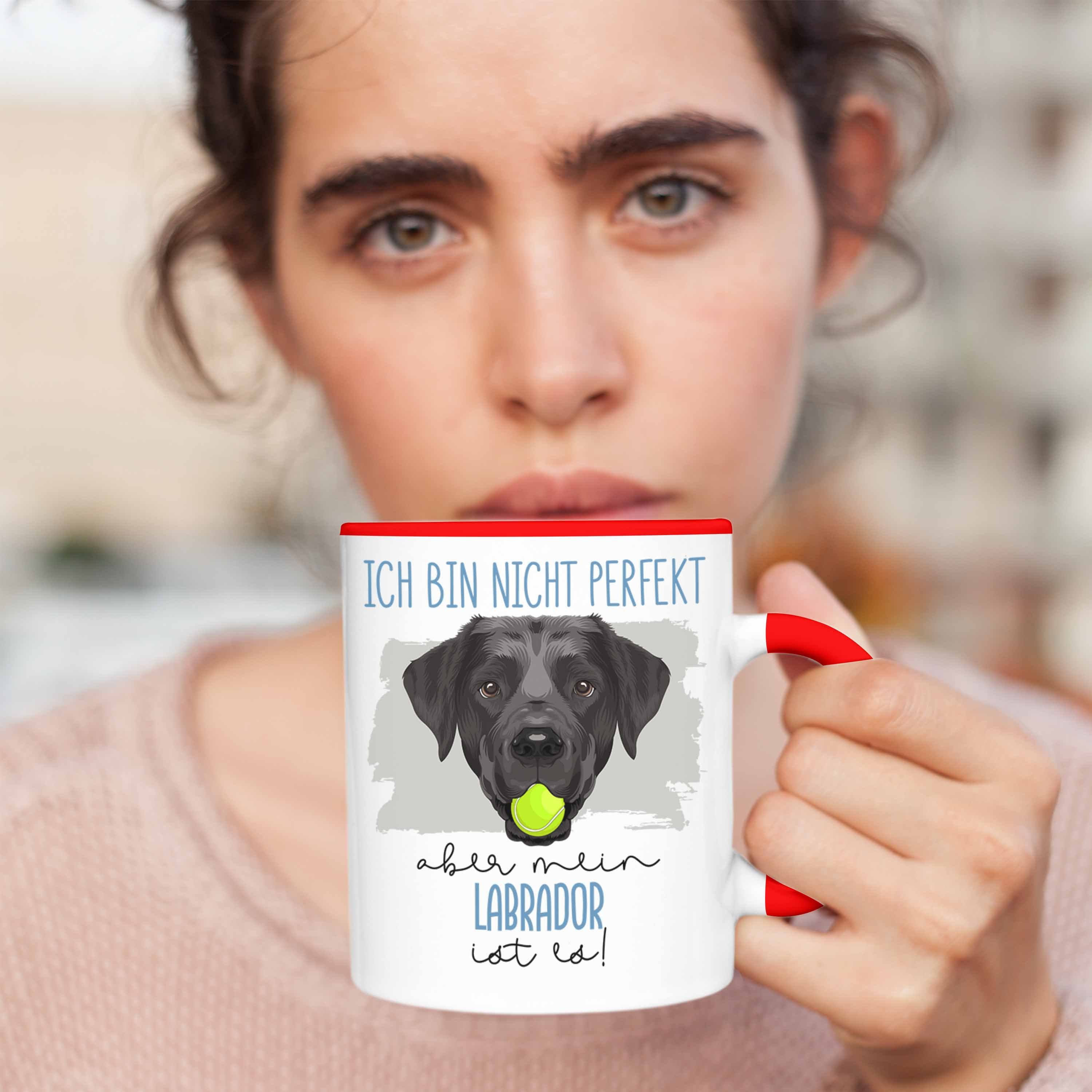 Trendation Tasse Labrador Besitzer Tasse Besitzer Geschenk Lustiger Rot Spruch Geschenkidee