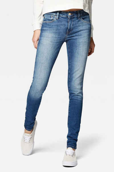 Mavi Skinny-fit-Jeans »Skinny Fit Jeans Denim Stretch Hose Bleached Used Design ADRIANA« (1-tlg) 4155 in Blau-2