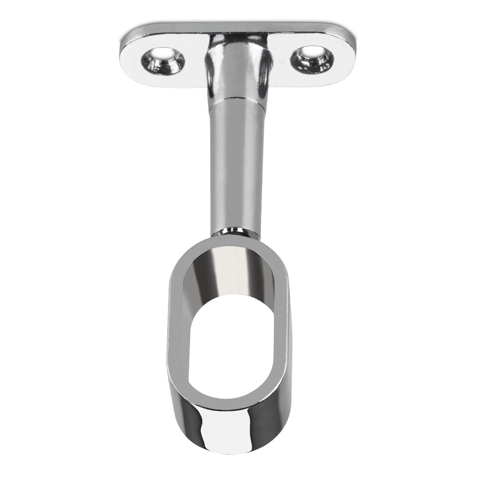 SO-TECH® Möbelbeschlag Kleiderstangenhalter Mittelträger oval 30x15 günstig online kaufen