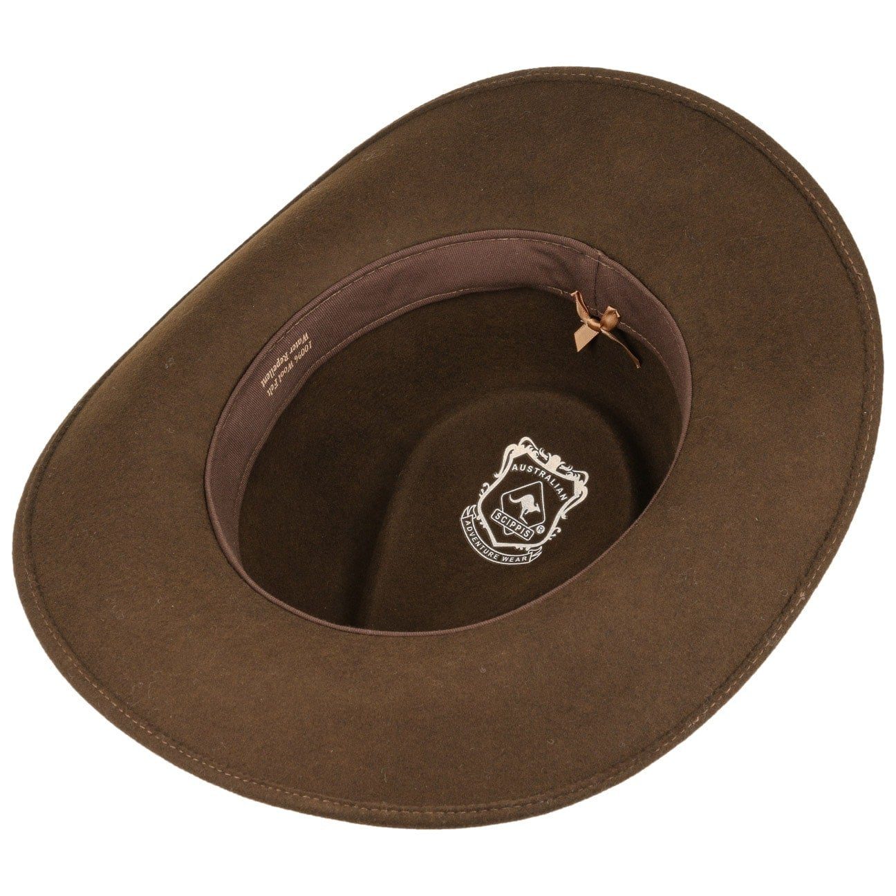 Scippis Filzhut (1-St) Cowboyhut mit Lederband, Made in Ecuador