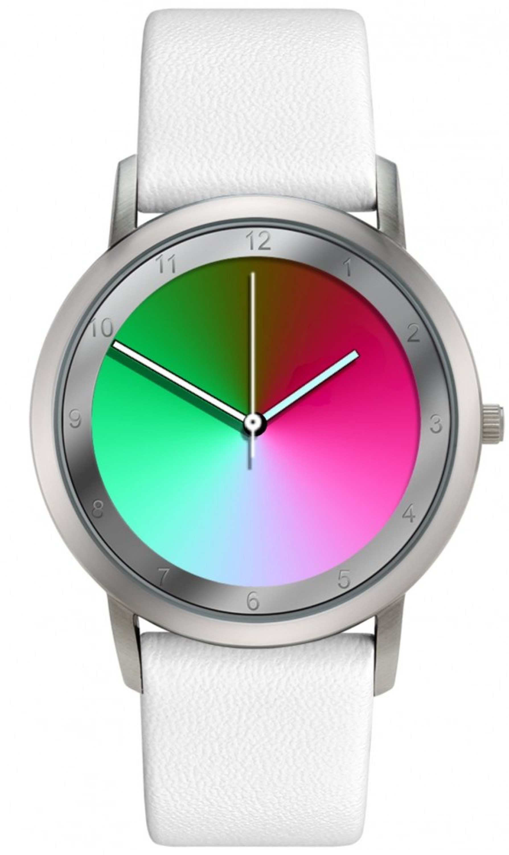rotes Avantgardia Quarzuhr Rainbow Leder Watch gamma