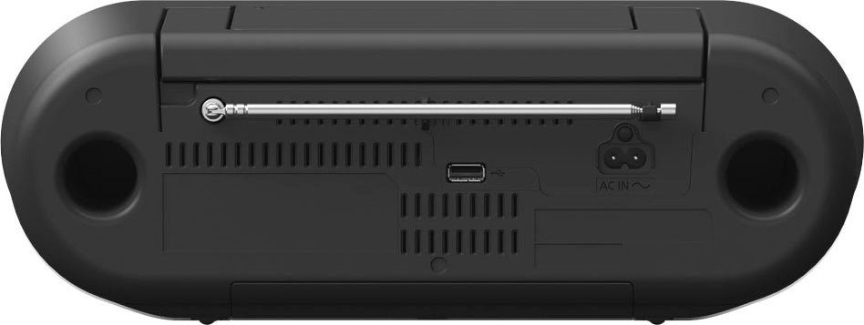 Panasonic RX-D550E-K CD- Boombox mit UKW W) (FM-Tuner, 20 RDS