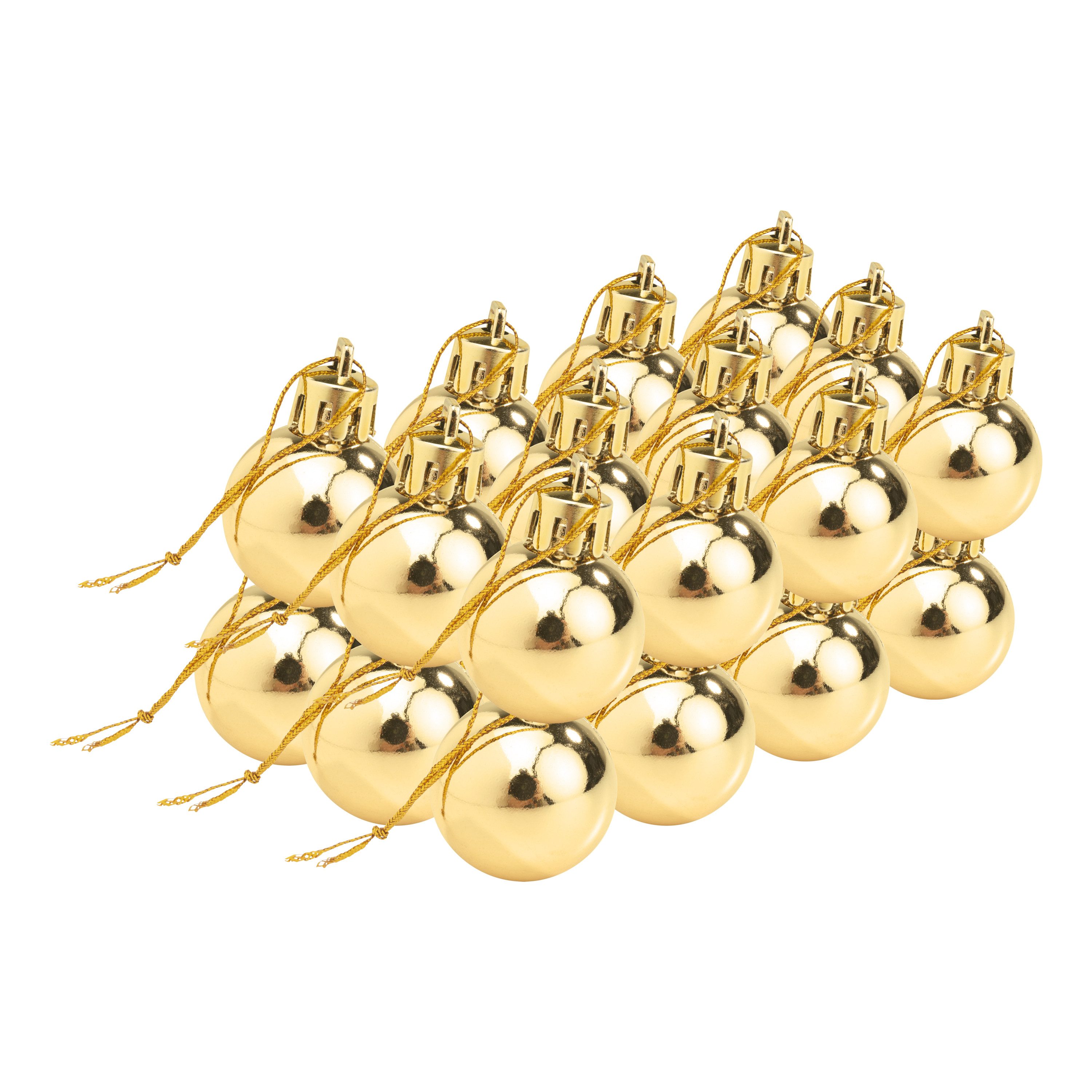 Othmar Decorations Weihnachtsbaumkugel Weihnachtskugeln aus Kunststoff, 24 günstig online kaufen