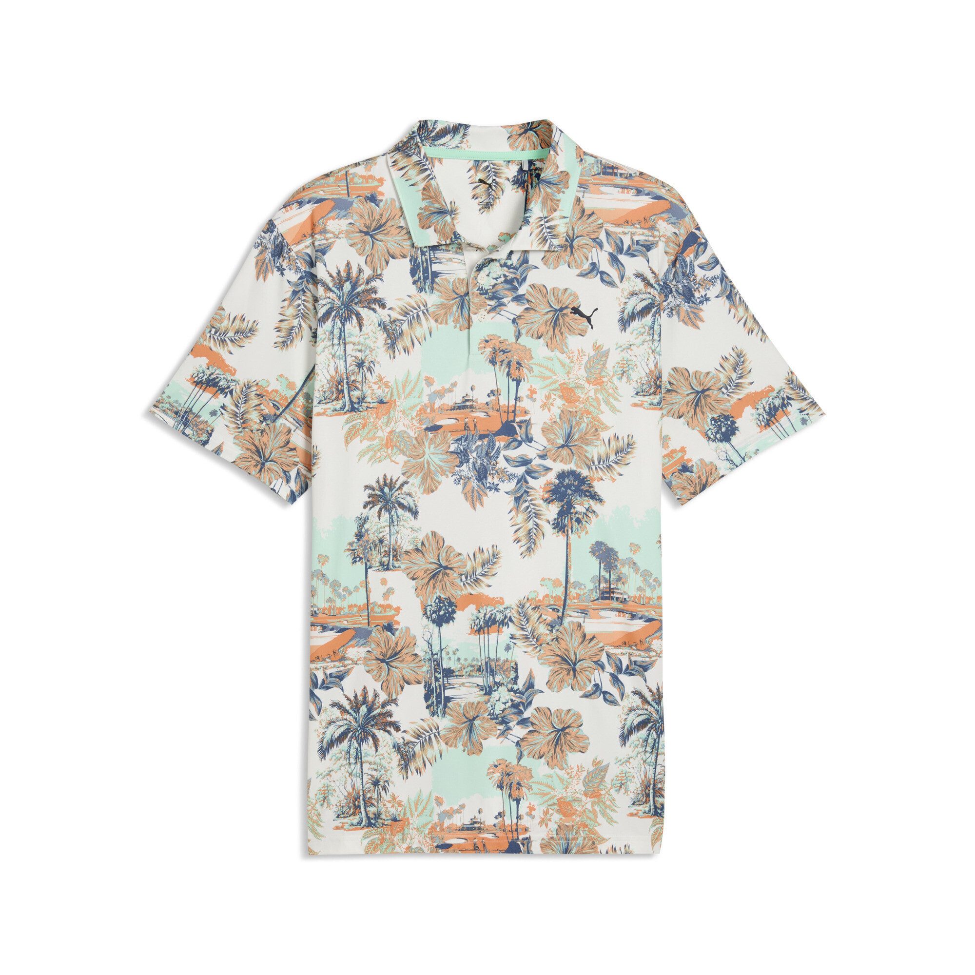 PUMA Poloshirt CLOUDSPUN Palm Golfpolo Herren