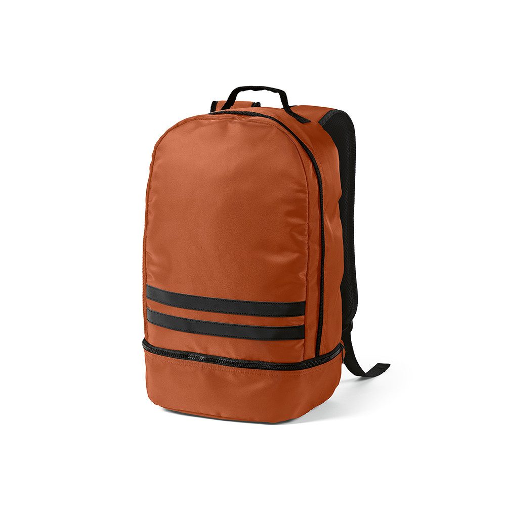 CABBEL Rucksack Rucksack 25L nachhaltig rPET recycelt 0,42 kg leicht 48x30x21 cm (Rucksack, 1-tlg., Einzelartikel), Braun, rPET-Material, 69% recycelt, 25 Liter, 0,42 kg, 48x30x21 cm