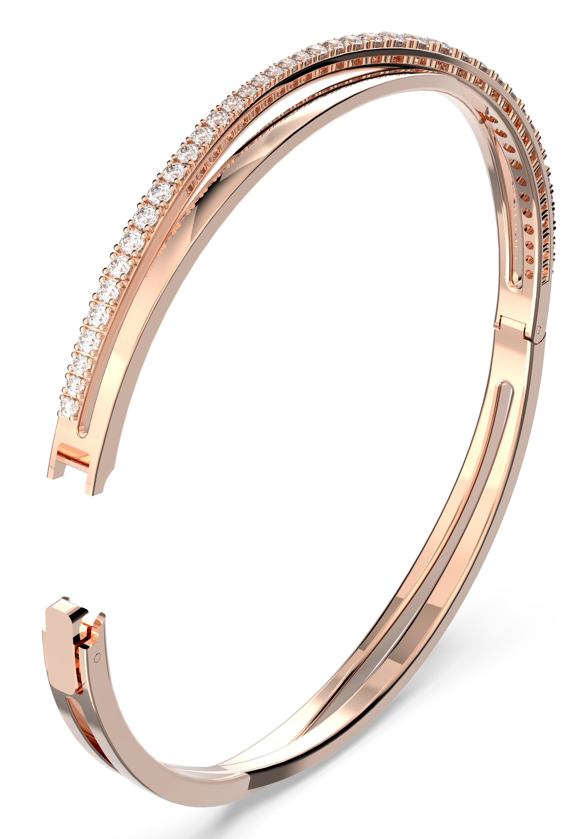Swarovski Armreif Twist, mit Swarovski® Kristall günstig online kaufen