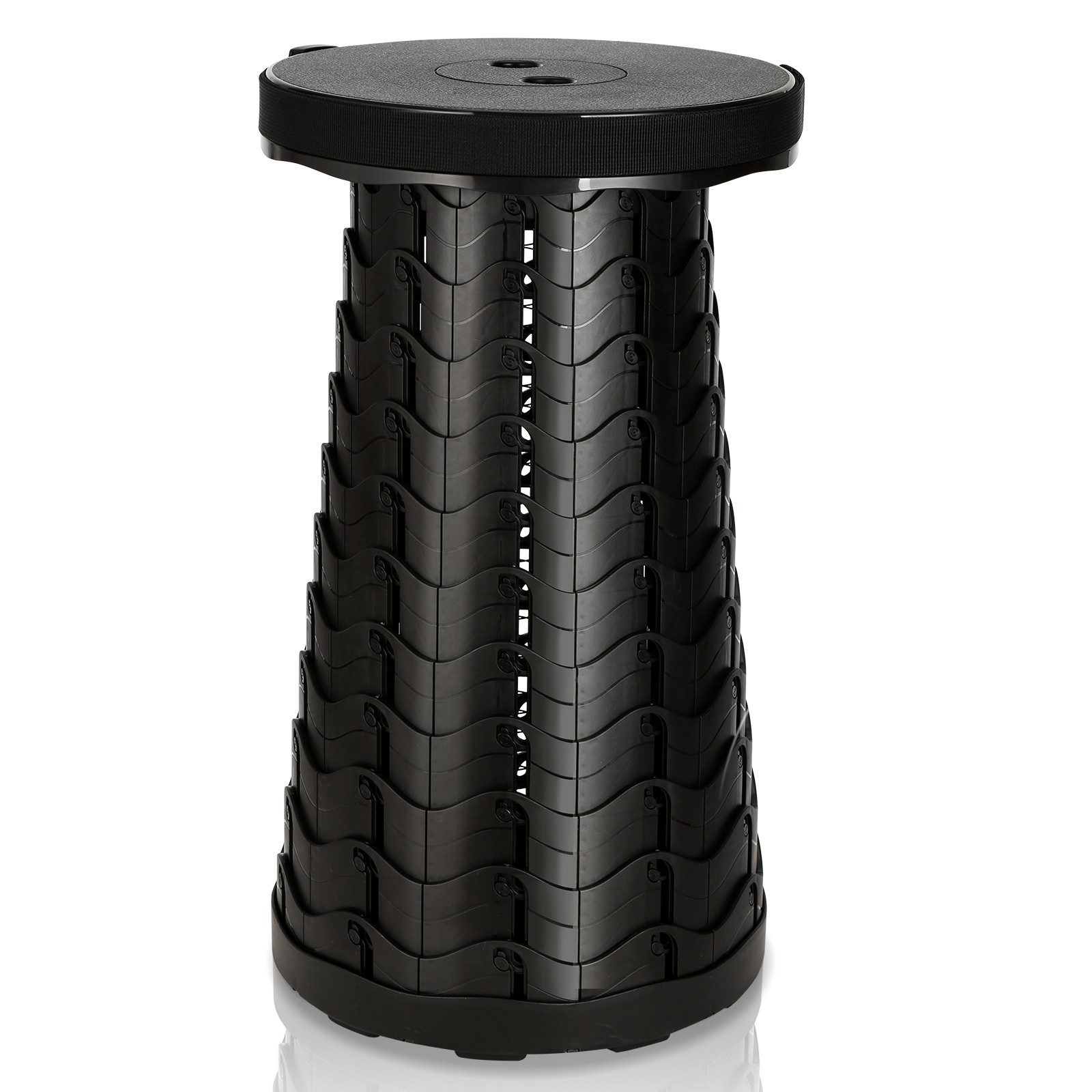 Clanmacy Klappstuhl Tragbarer Klappstuhl Klapphocker Hocker Schwarz günstig online kaufen