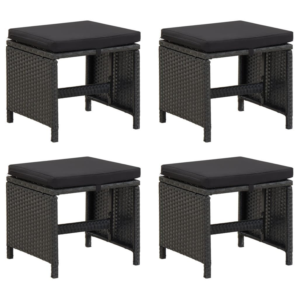 vidaXL Gartenstuhl Gartenhocker 4 Stk. mit günstig online kaufen