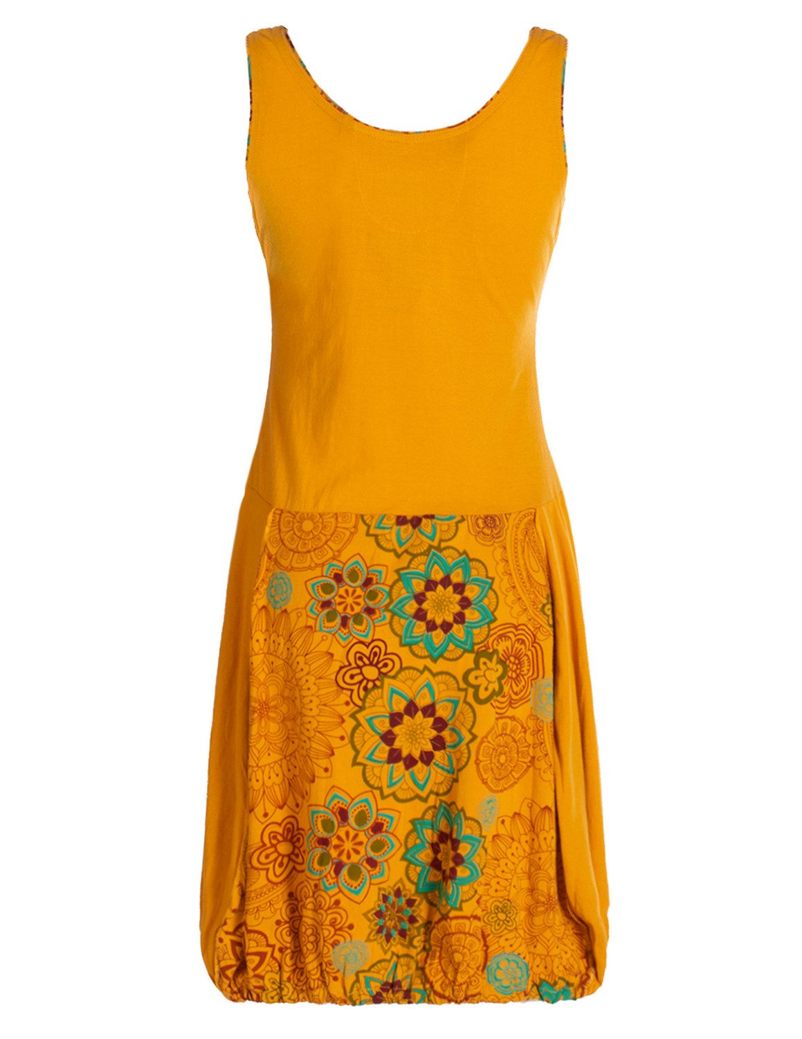 Vishes Ballonkleid Damen Kleid Baumwolle geblümt günstig online kaufen