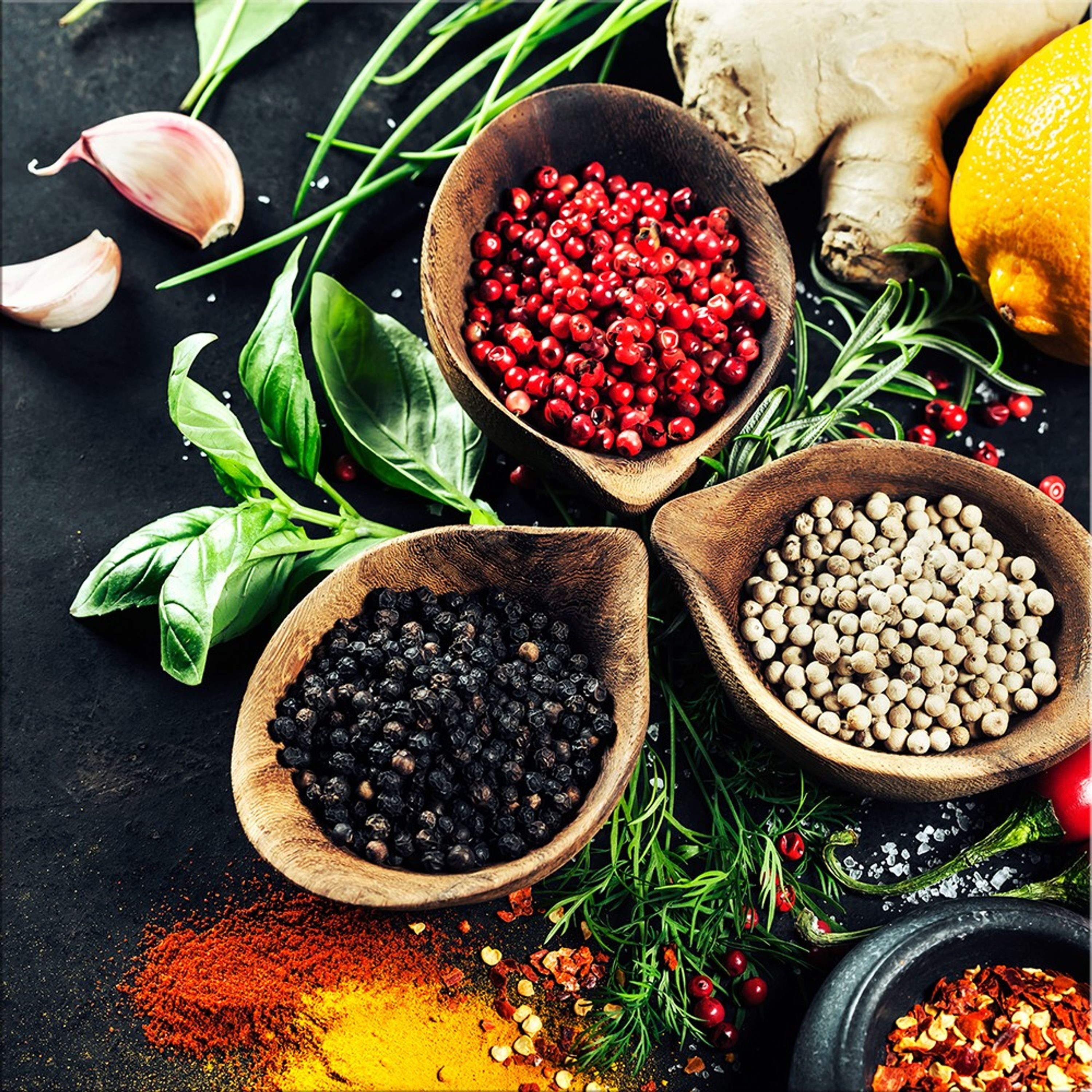 artissimo Deco-Panel Bild Küche Kaffee 30x30cm / Küchendeko modern / Wandbi günstig online kaufen