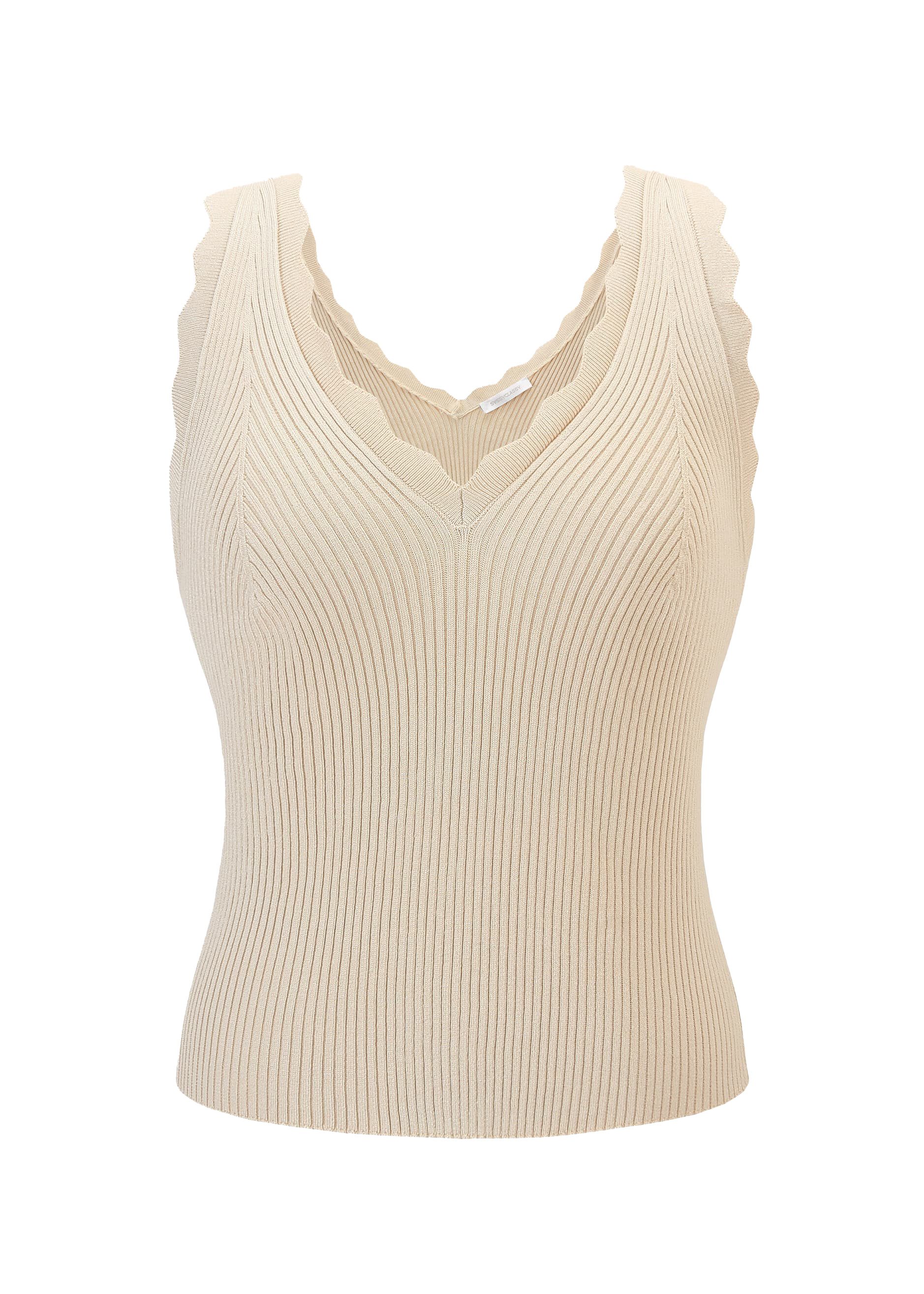 SASSYCLASSY Stricktop Figurbetontes Strick-Top Damen mit günstig online kaufen
