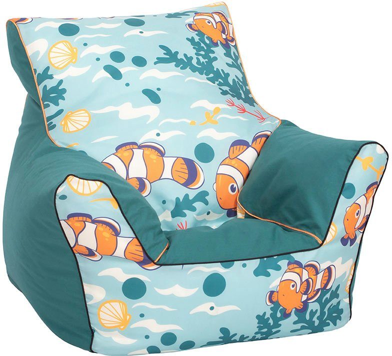 Knorrtoys® Sitzsack Clownfish, für Kinder; Europe in Made