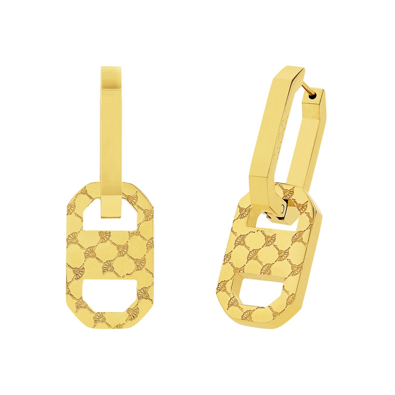 JOOP! Paar Creolen JOOP! Creolen für Damen, Edelstahl (Creolen, 2-tlg)