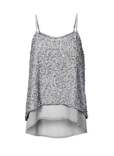 Ashley Brooke by heine T-Shirt »Ashley Brooke Damen Designer-Top mit Pailletten, grau«