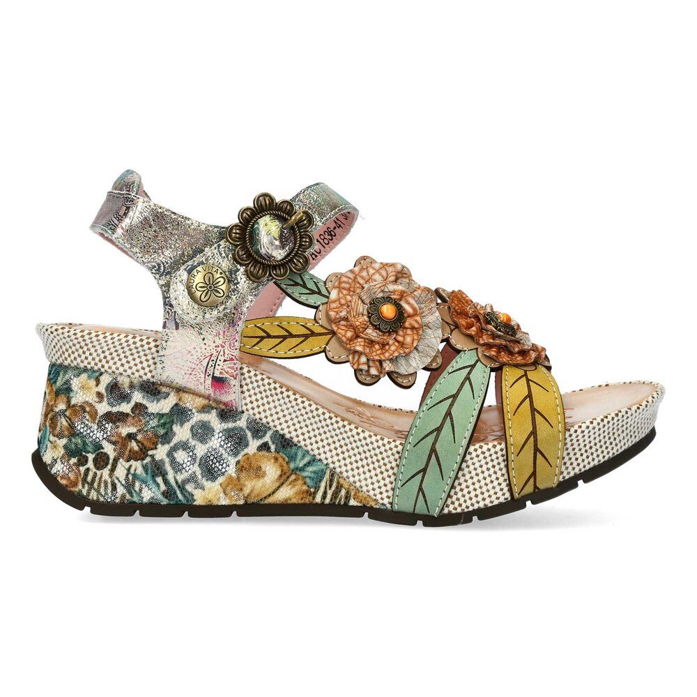 Laura Vita - Sandaletten - Grün Sandalette