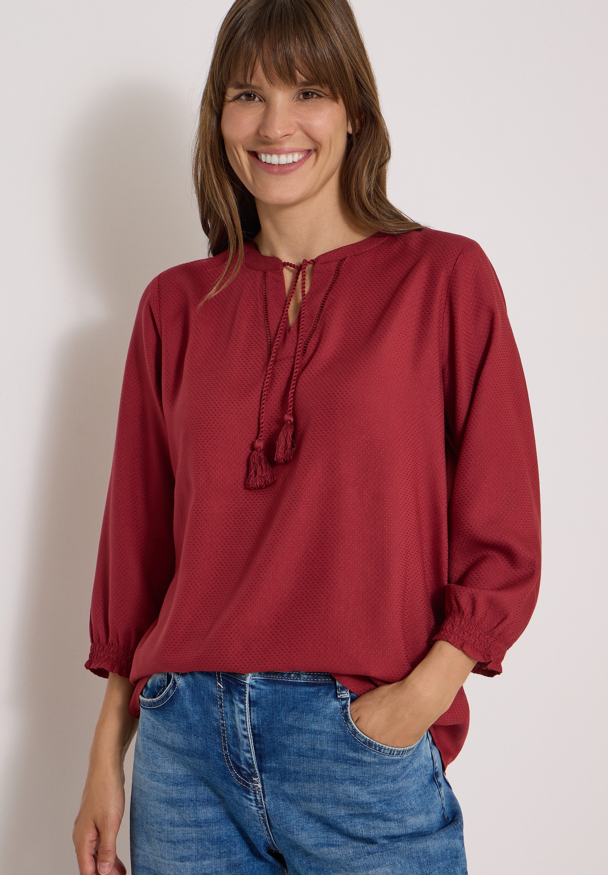 CECIL Shirtbluse aus softer Viskose