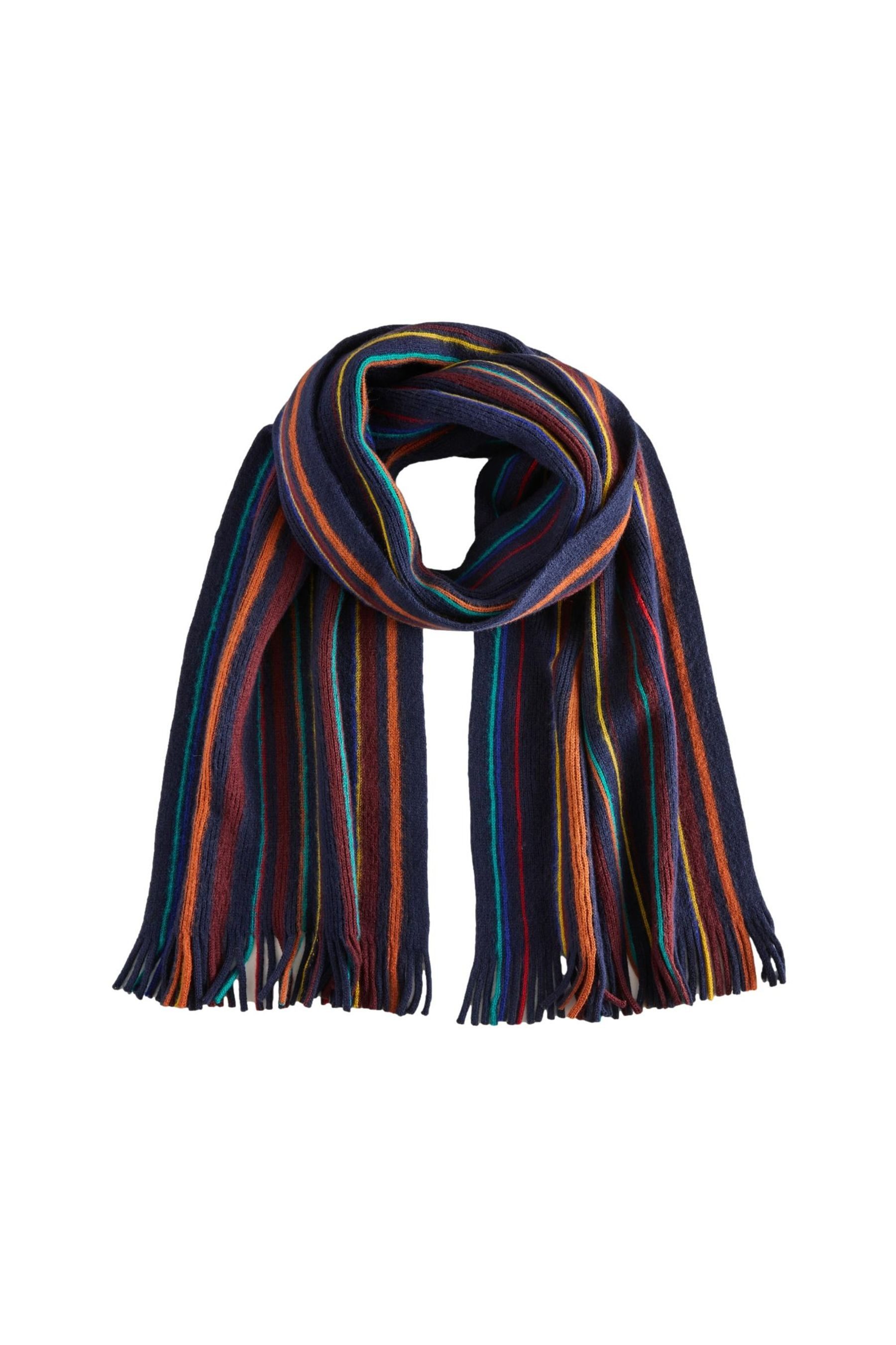 Schal Gestreifter Strickschal
