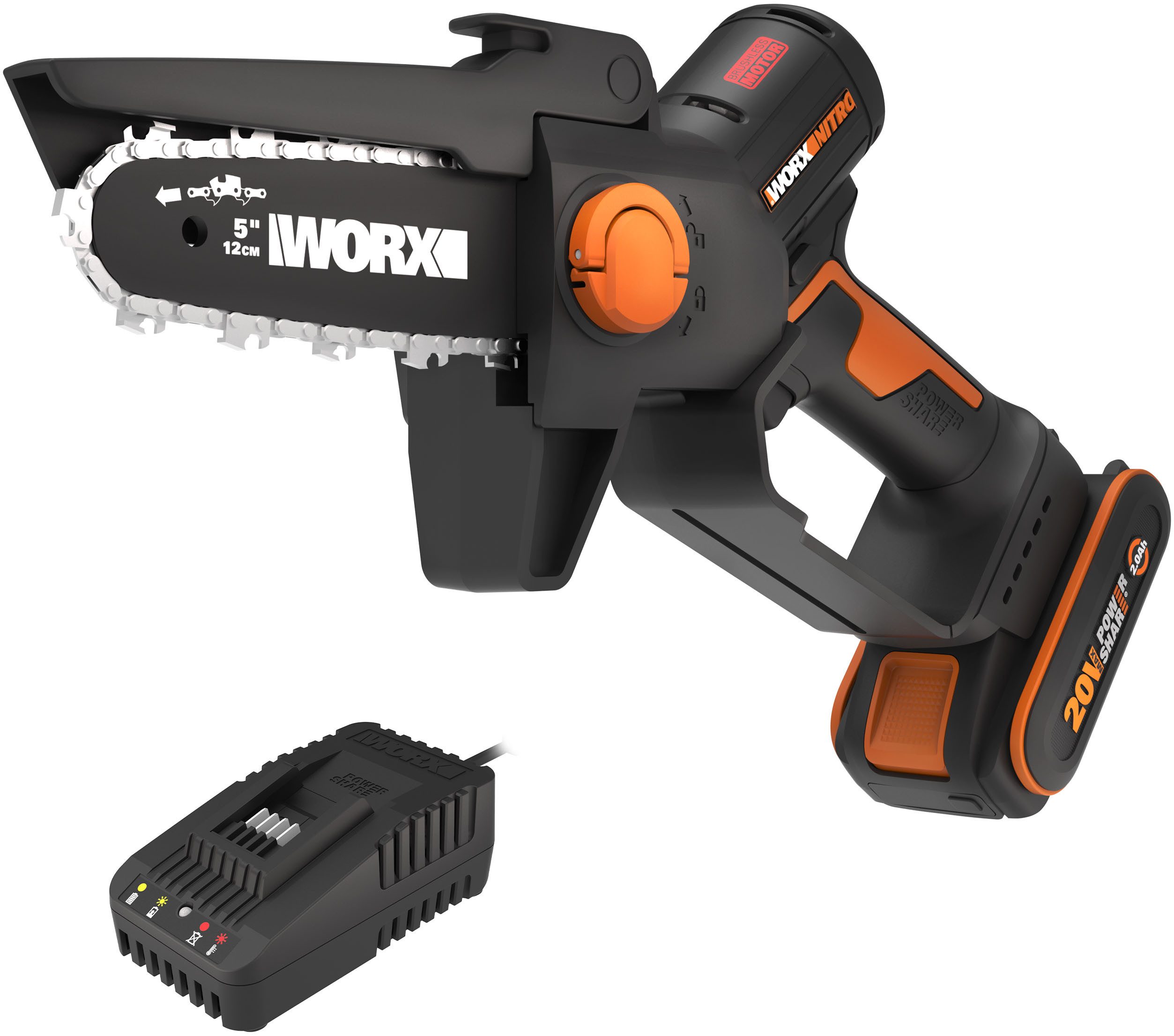 Worx Akku-Kettensäge WG325E NITRO Profi Mini, günstig online kaufen