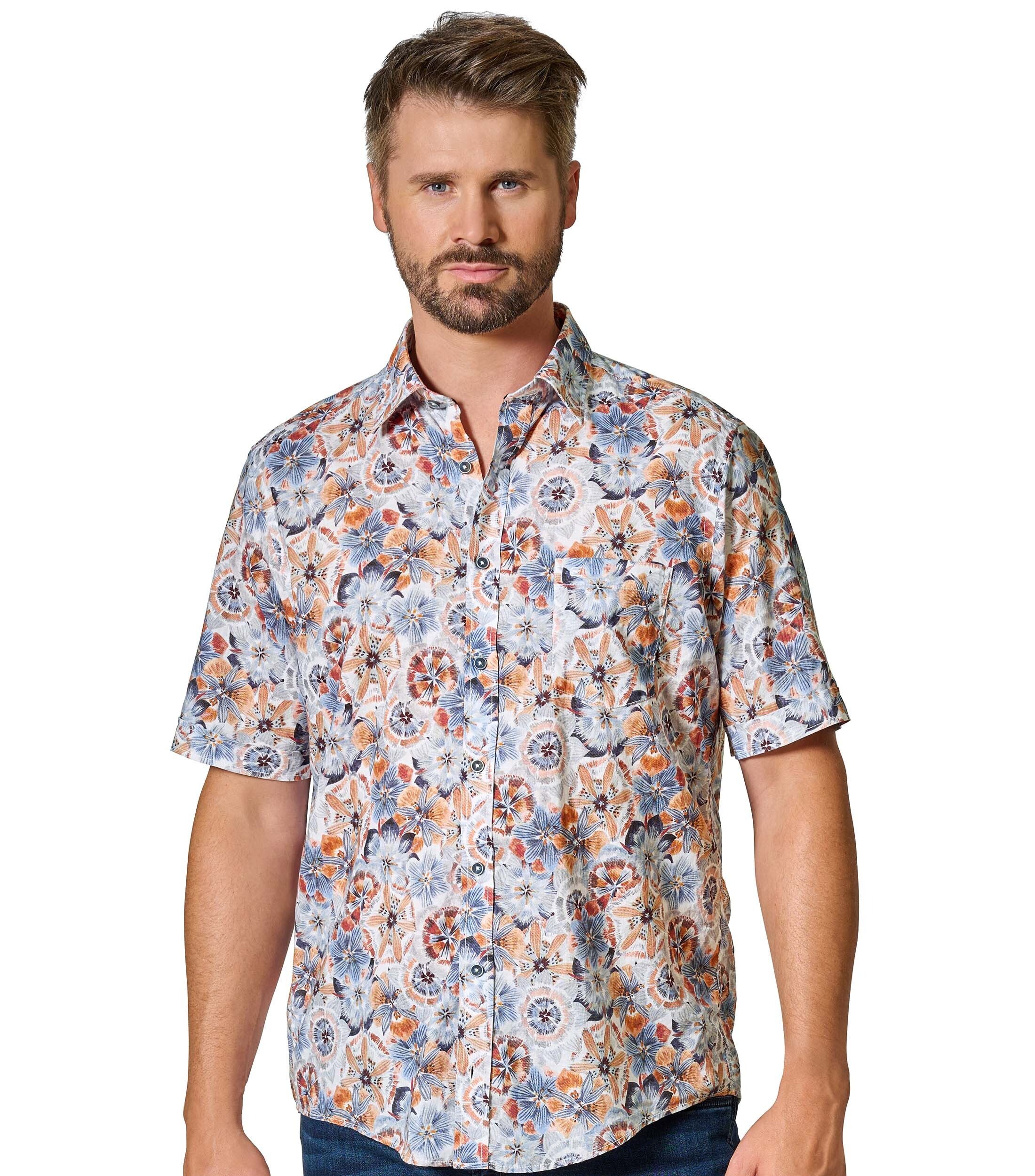 CASAMODA Leinenhemd CASAMODA Leinenhemd Print günstig online kaufen