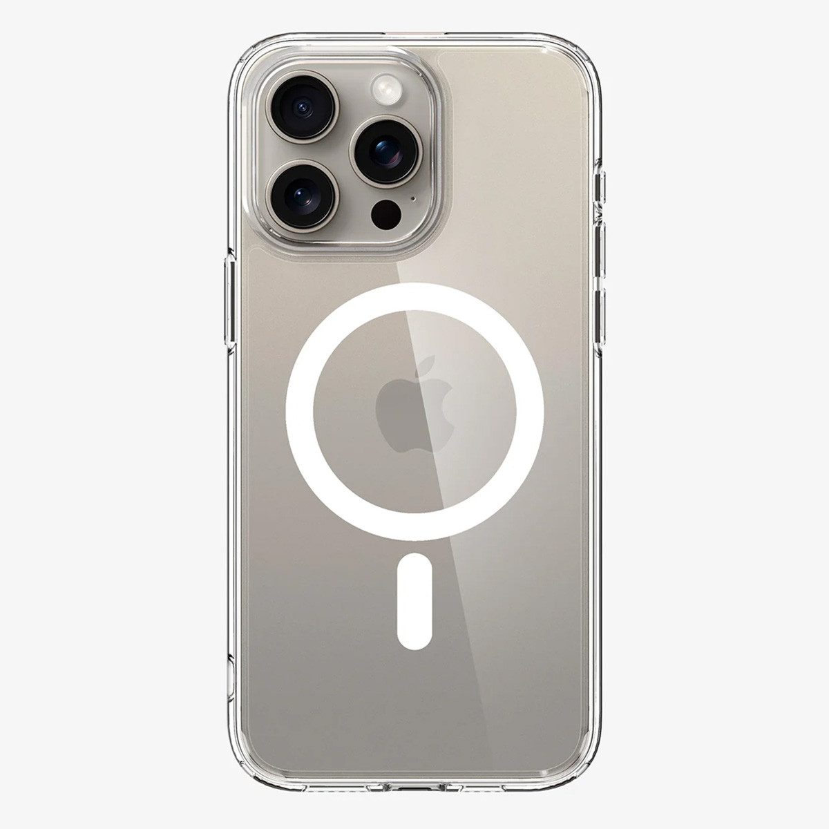 Spigen Backcover Spigen Ultra Hybrid Backcover MagSafe Apple iPhone 15 Pro Max - White