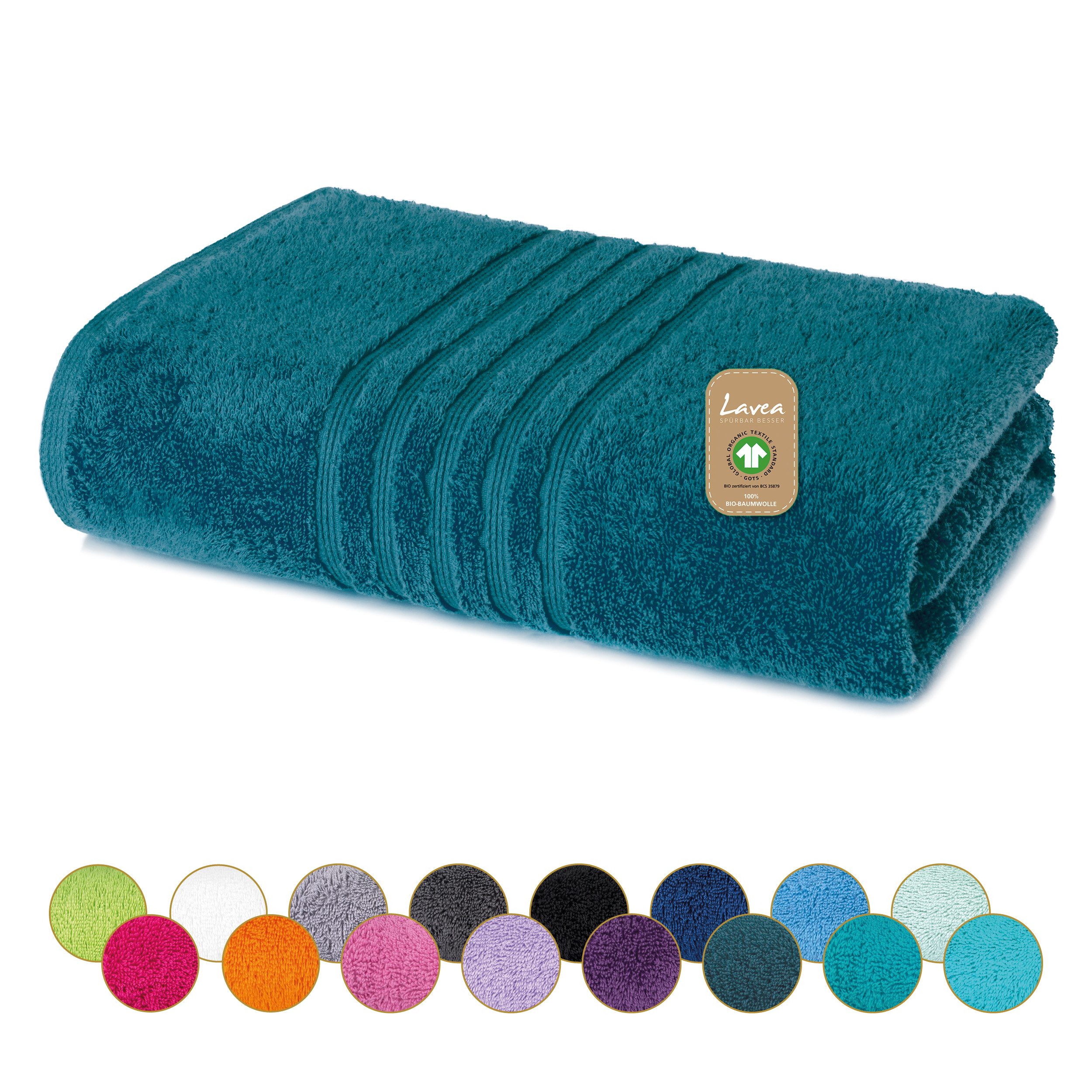 Lavea Saunatuch Bali Saunahandtuch 80x200 cm Saunahandtuch XXL 80x220 cm, W günstig online kaufen