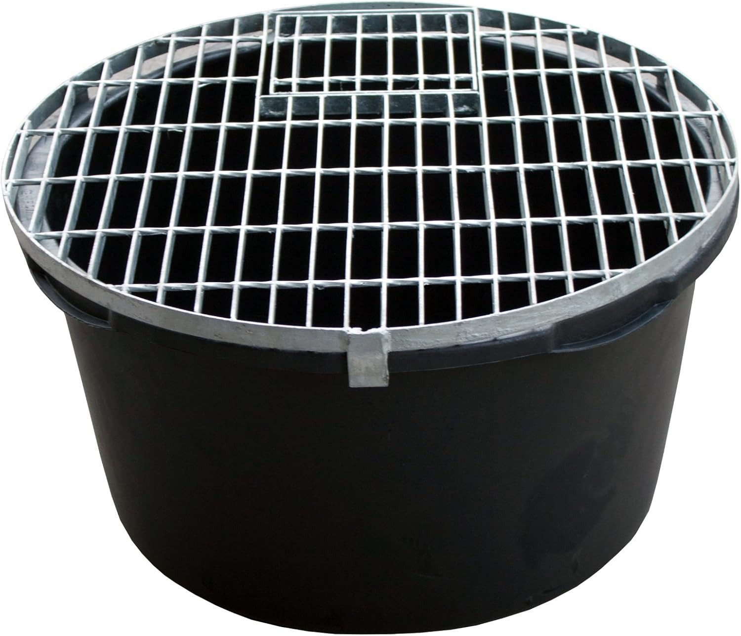 INTERGARDEN Universalschutzgitter Abdeckgitter Ø170 cm verzinkt bis 250 kg für Rundbecken, Verzinkt