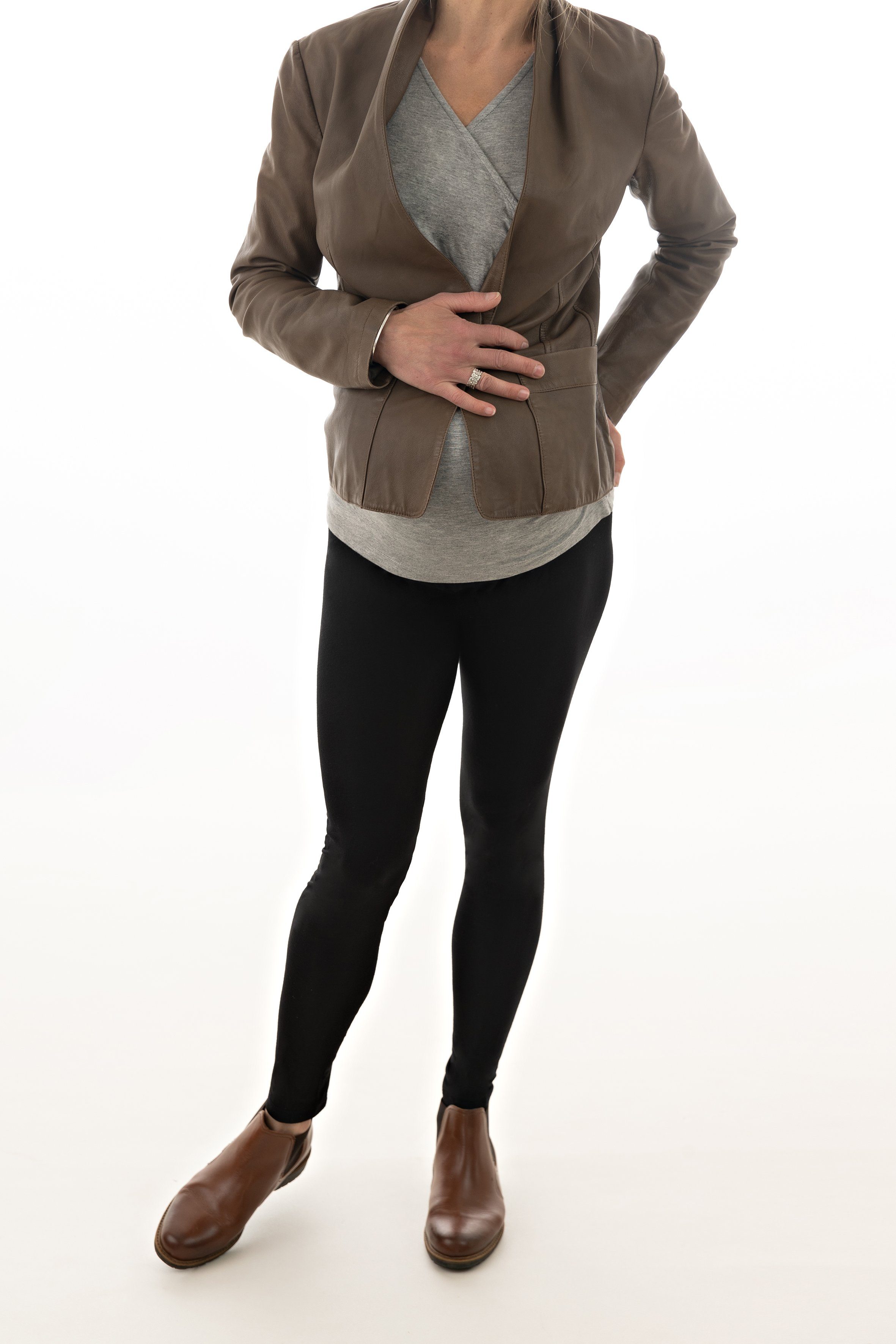 petit amour Umstandsleggings JULIA 2er-Pack Umstandsmode Leggings Schwangerschaftshose Umstandshose (Packung, 2-tlg., 2er-Pack) mit elastischem, hohem Bund und langem Bein