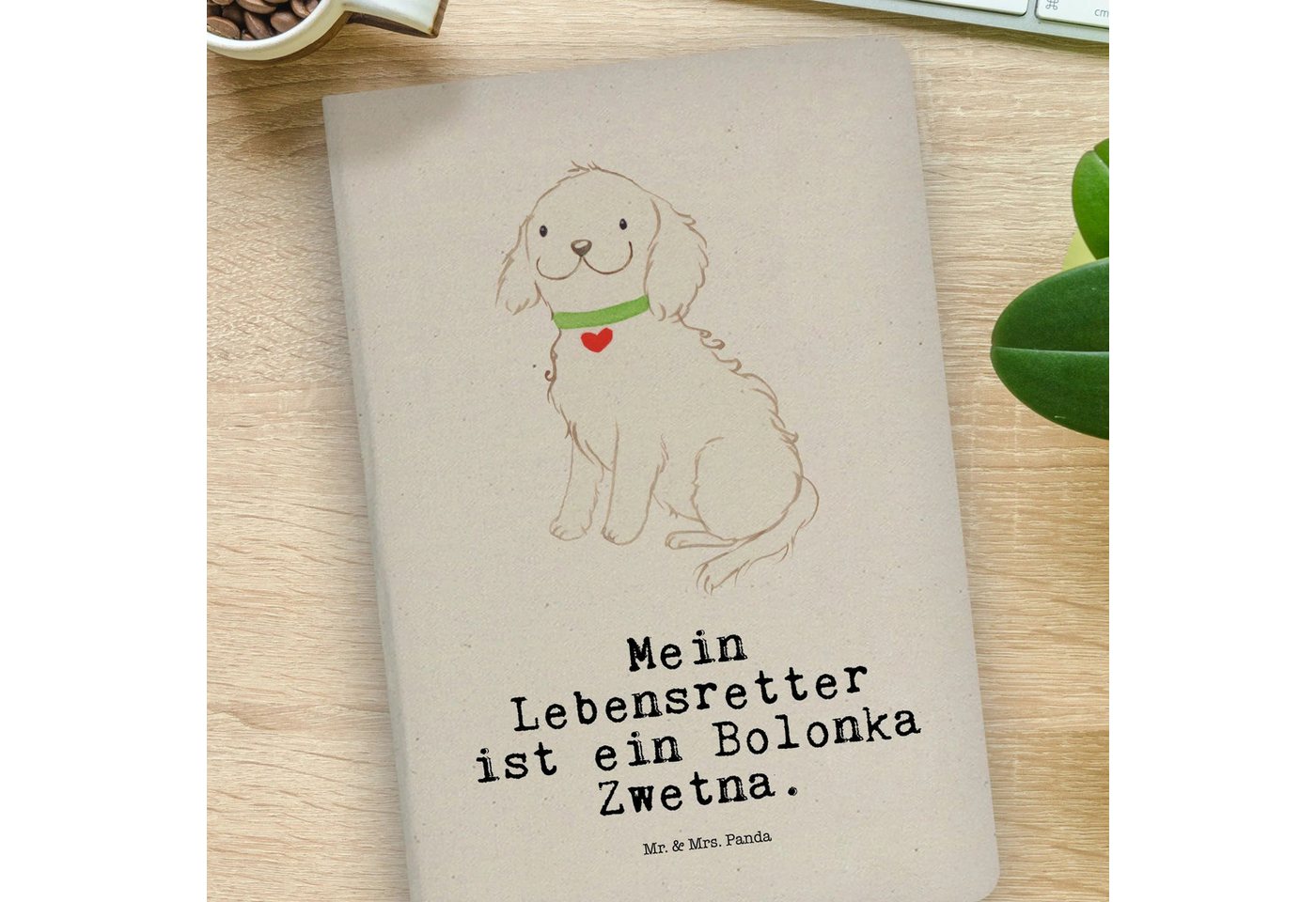 Thumbnail - Mr. & Mrs. Panda Notizbuch Bolonka Zwetna Lebensretter - Transparent - Geschenk, Tsvetnaya Bolon Mr. & Mrs. Panda, Premi...