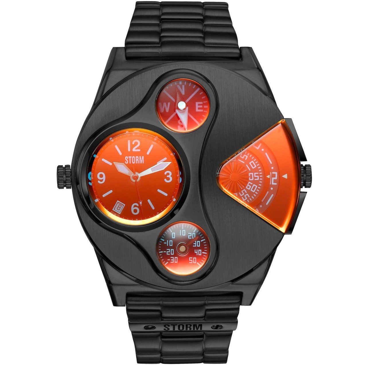 STORM Quarzuhr Storm Herrenuhr 47246/SL/R V2 Navigator Slate Red, (1-tlg)