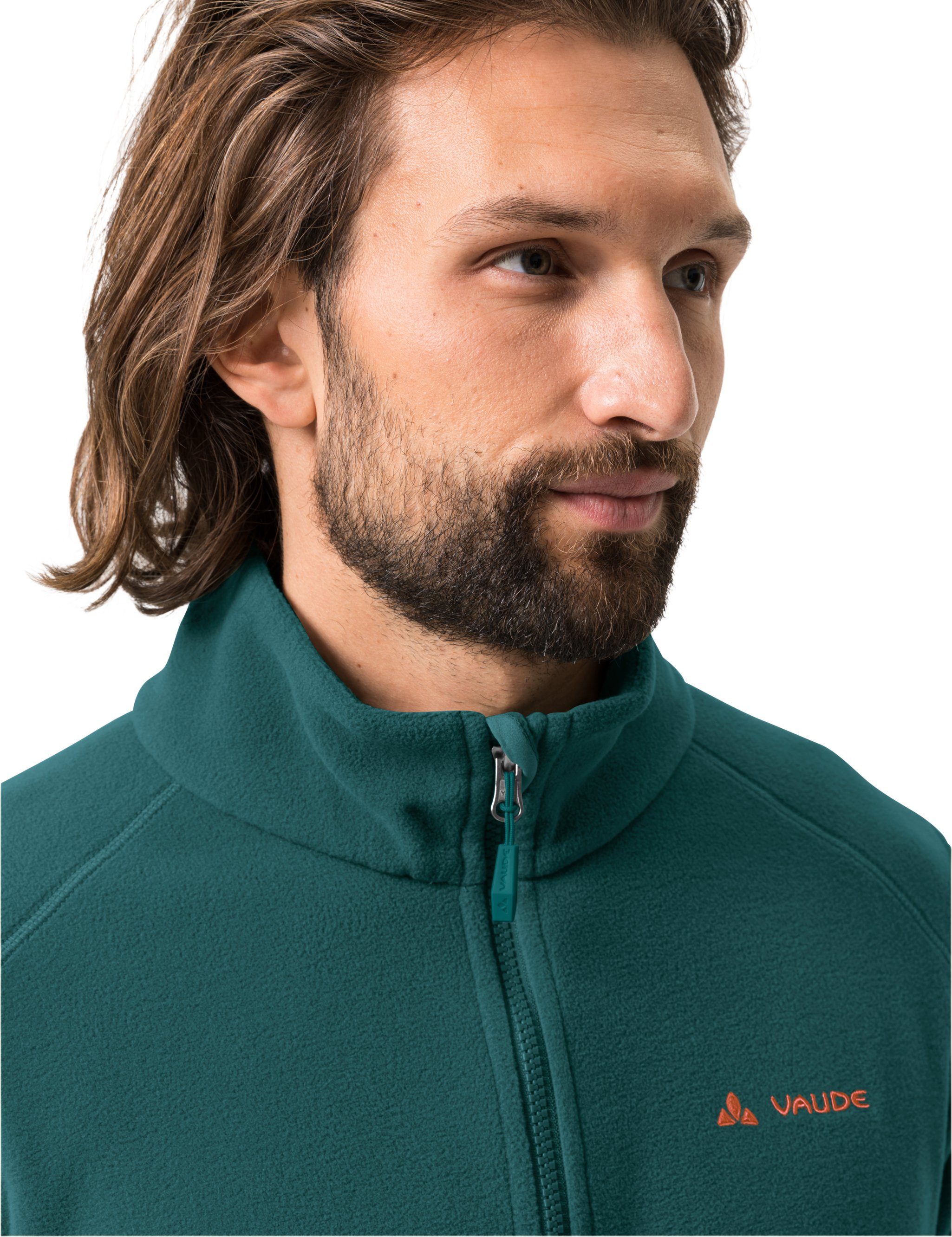 VAUDE Outdoorjacke Men's Fleece mallard green kompensiert Rosemoor Klimaneutral Jacket (1-St) II