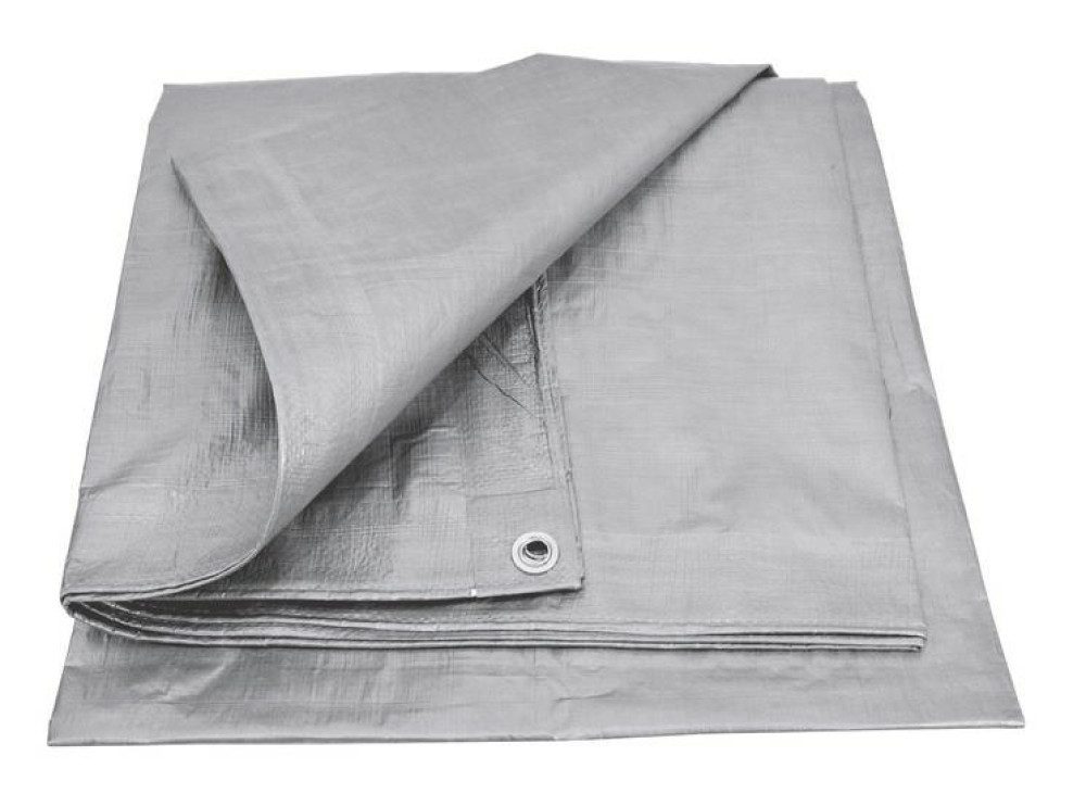 AWTOOLS Sandkasten-Abdeckplane AWTOOLS Abdeckplane silber 120g/m² 10x20m HDPE/LDPE