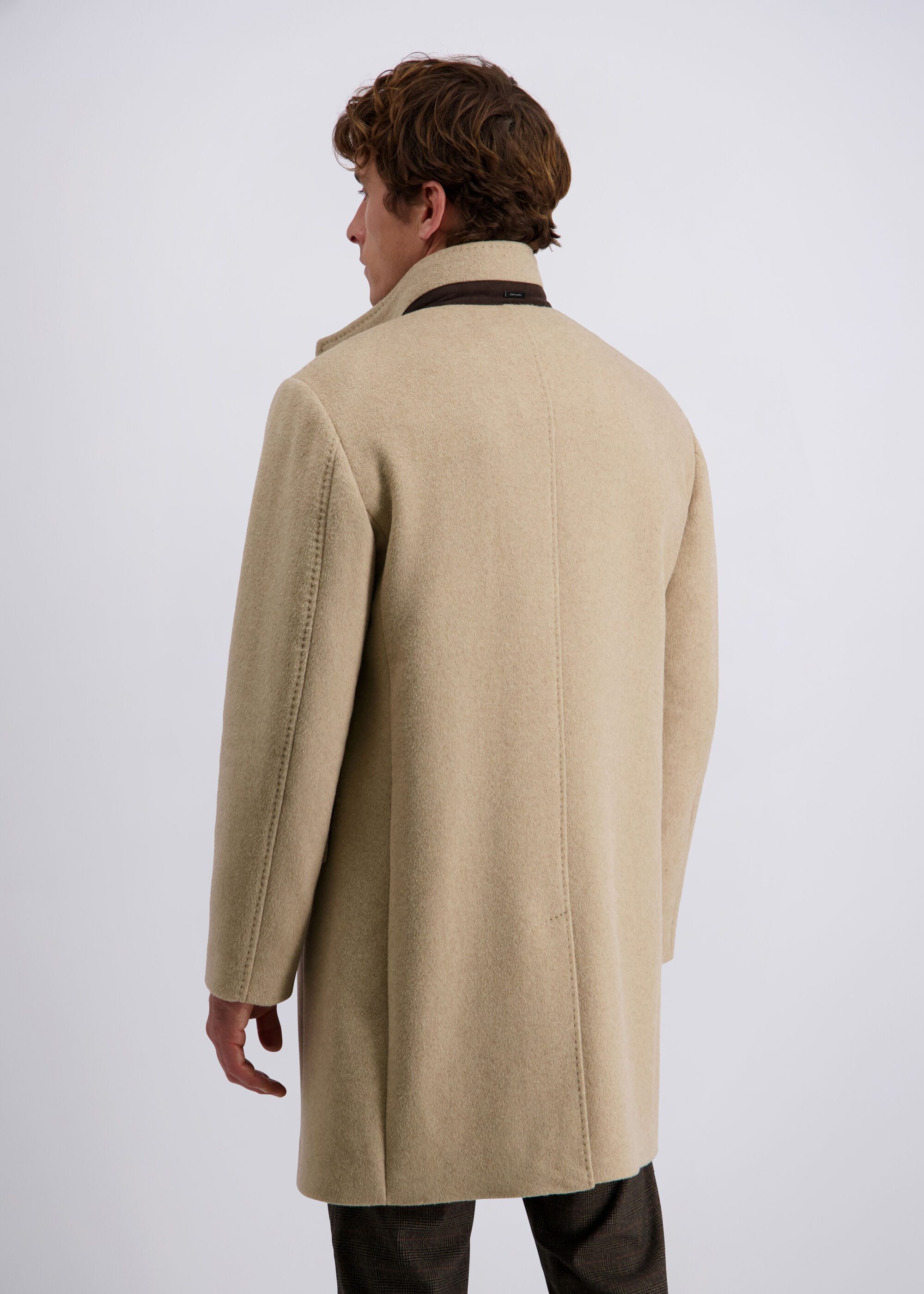 Pierre Cardin Langmantel mit hohem Kragen