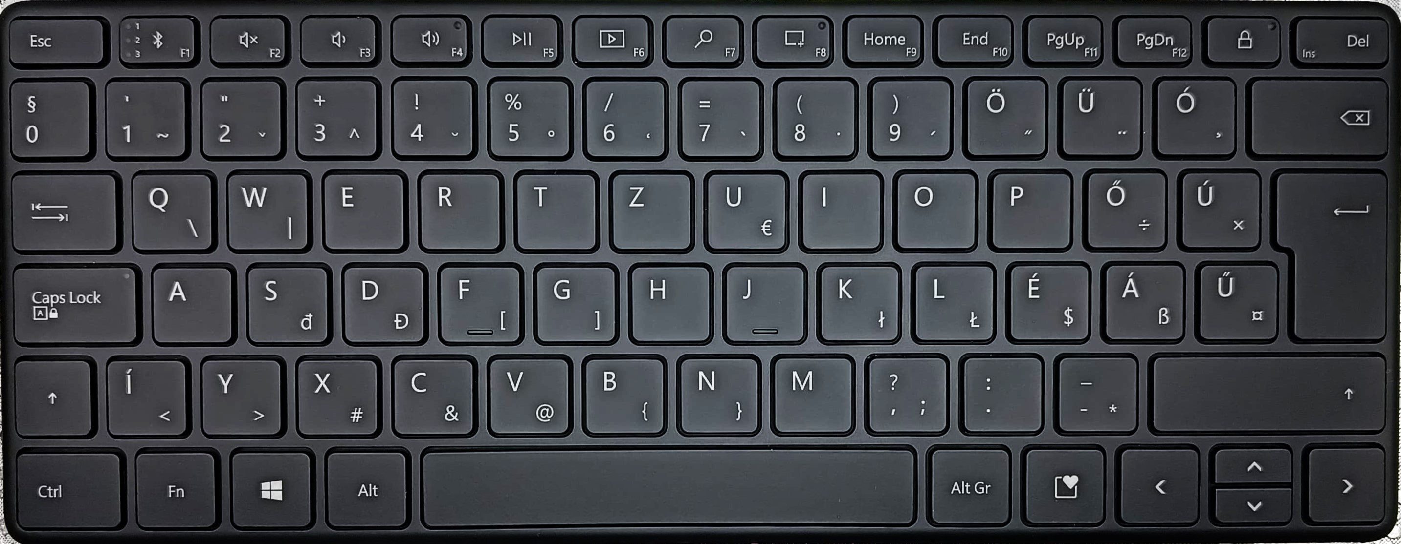 Microsoft MS Designer Compact Keyboard 21Y-00025 Ultra-Slim-Bluetooth-Tastatur Ultra-Slim-Bluetooth-Tastatur