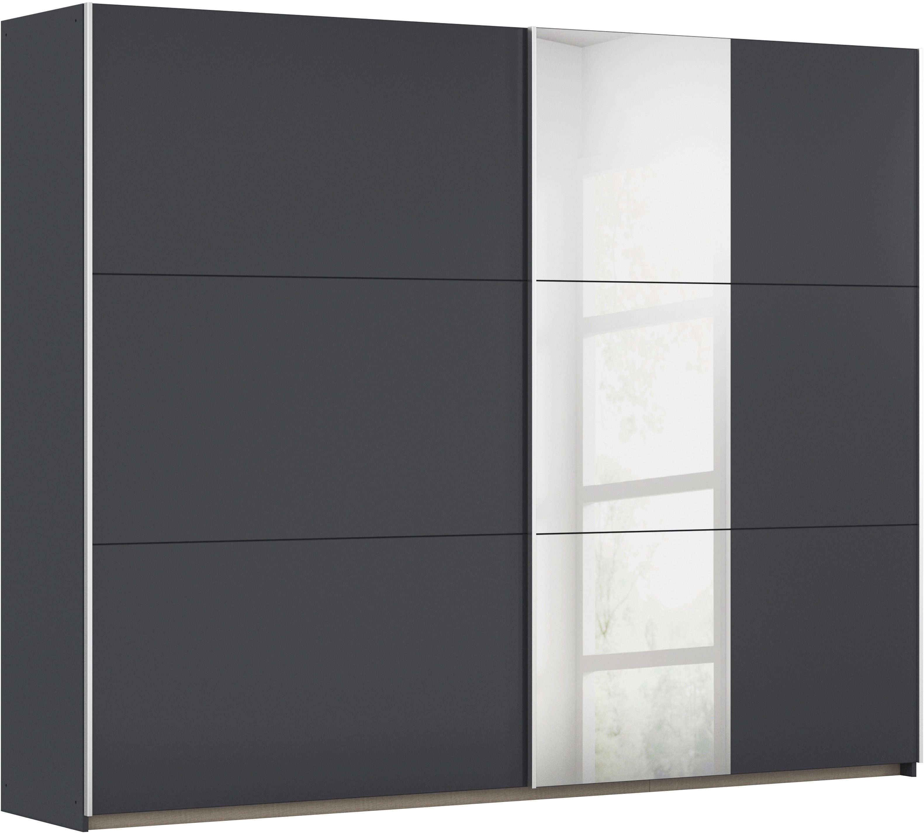 rauch Schwebetürenschrank Kleiderschrank Schrank Garderobe AURELIO (3 Ausstattungen BASIC/CLASSIC/PREMIUM (inkl. SOFT-CLOSE-FUNKTION) zeitloses Design, viele Farben, Breiten 175/218/261 cm MADE IN GERMANY