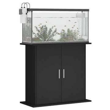 vidaXL Aquariumunterschrank Aquariumständer Schwarz 81x36x73 cm Holzwerkstoff Aquarium Unterstand