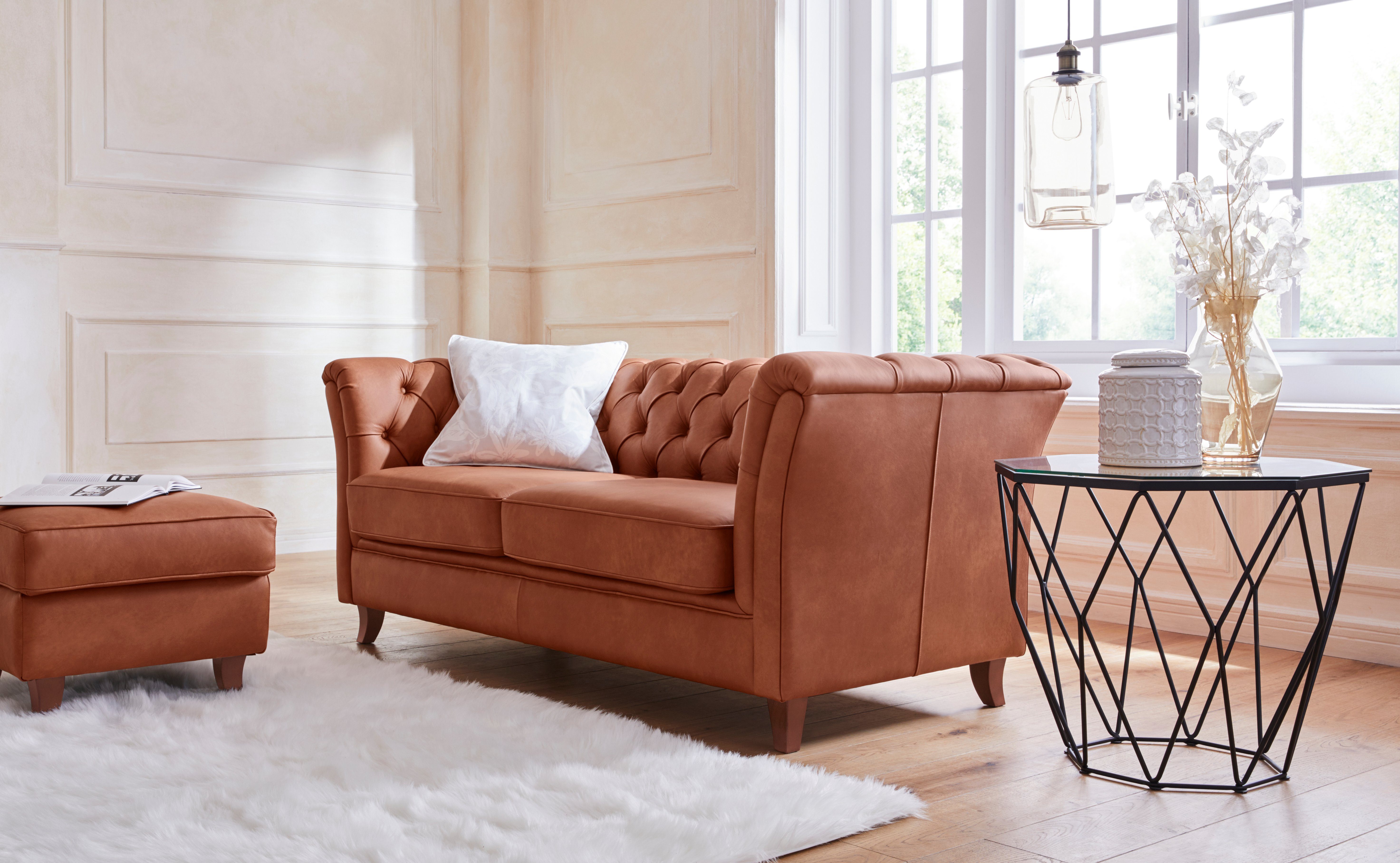 Home affaire Chesterfield-Sofa Reims, mit echter günstig online kaufen
