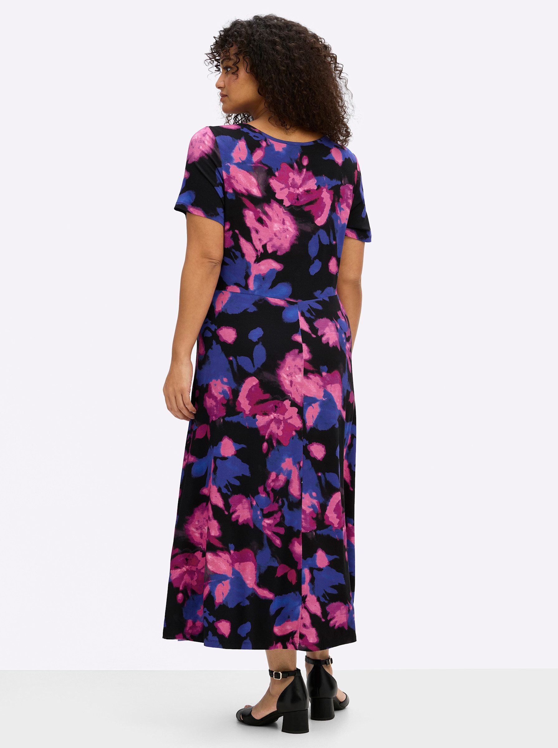 sheego by Joe Browns Jerseykleid Jersey-Kleid Kurzarm