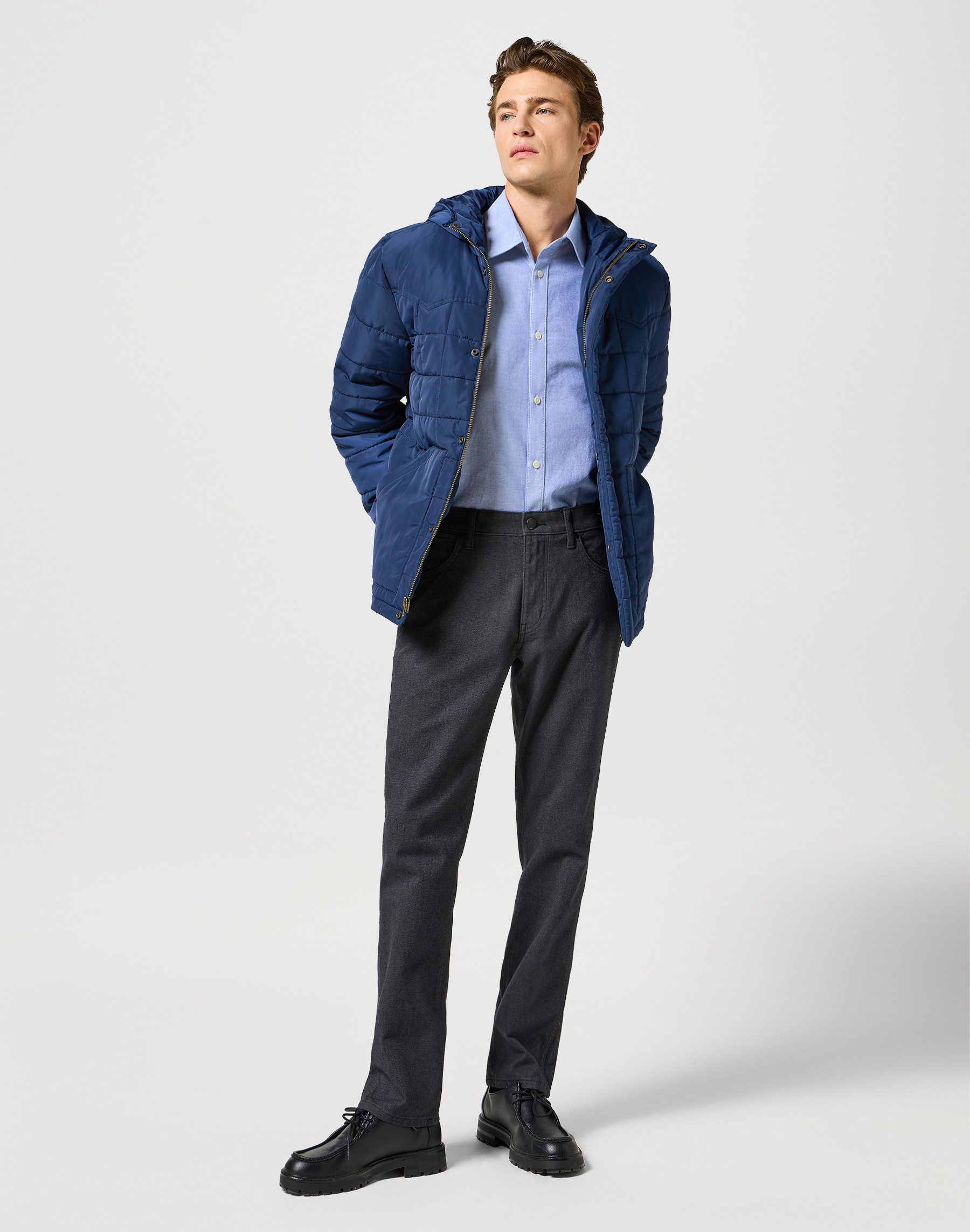 Wrangler 5-Pocket-Hose GREENSBORO mit Reißverschluss