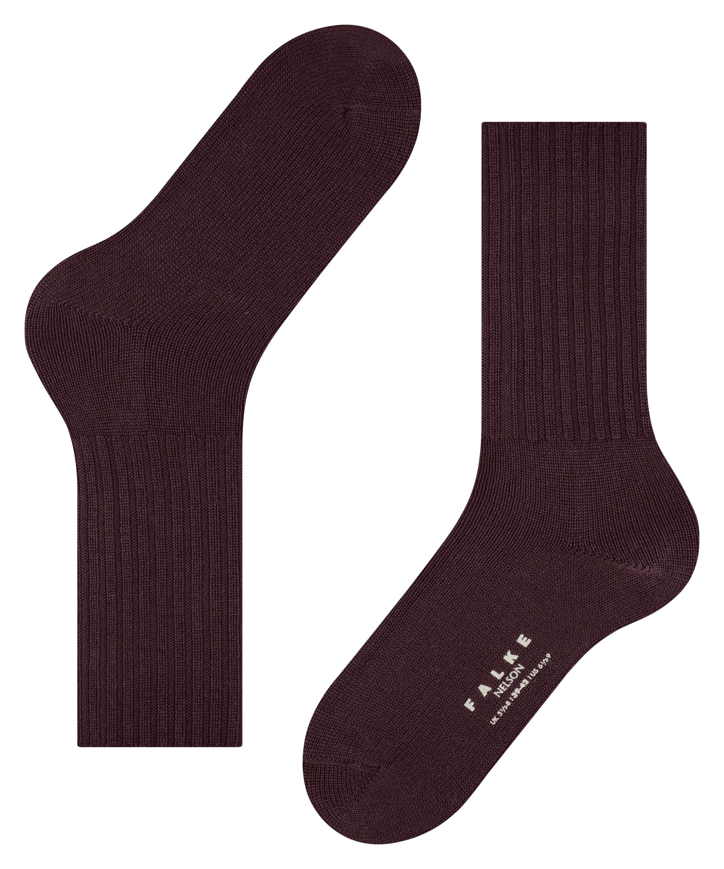 FALKE Socken Nelson barolo (8596) (1-Paar)