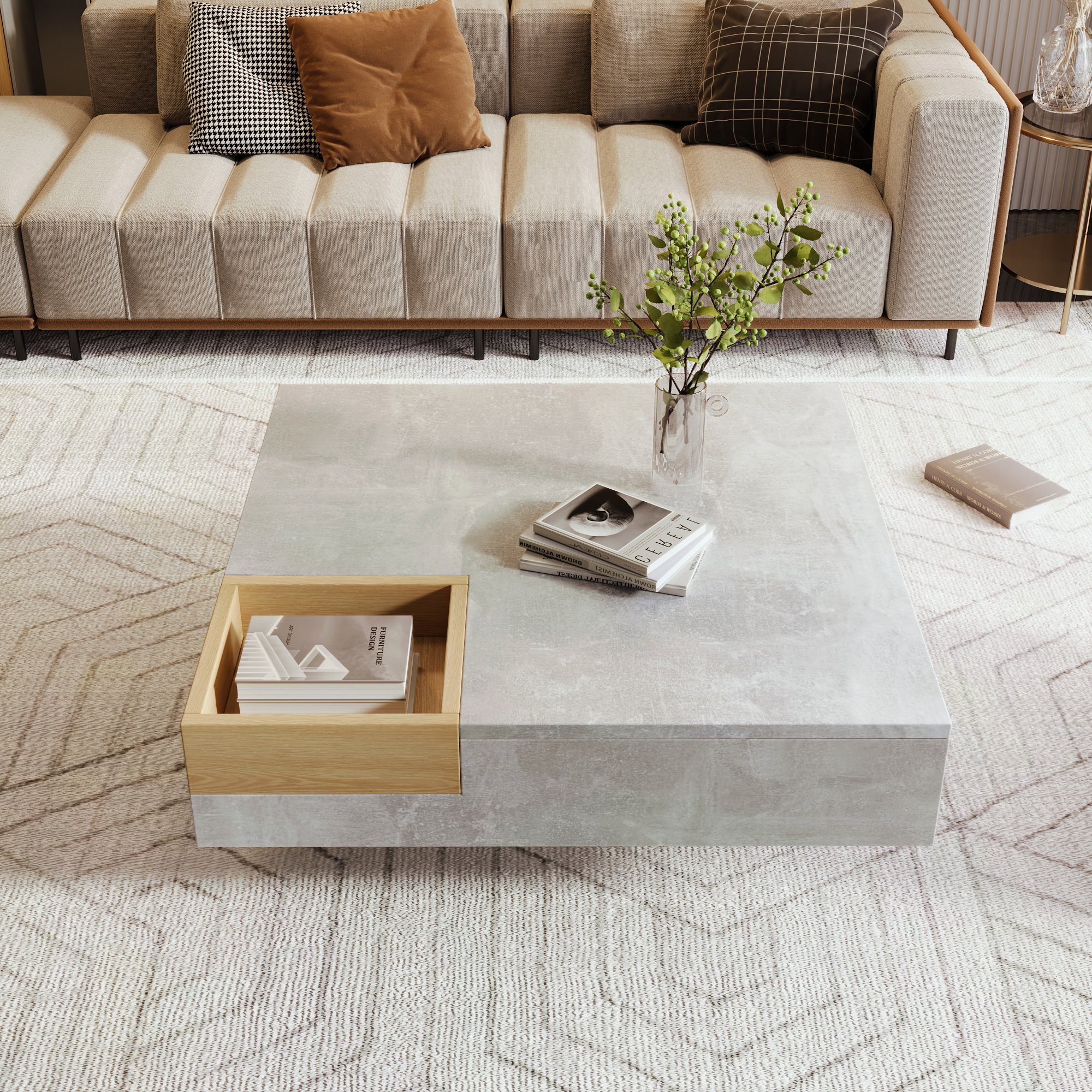 HAUSS SPOLE Couchtisch Couchtisch Holztisch Moderner günstig online kaufen