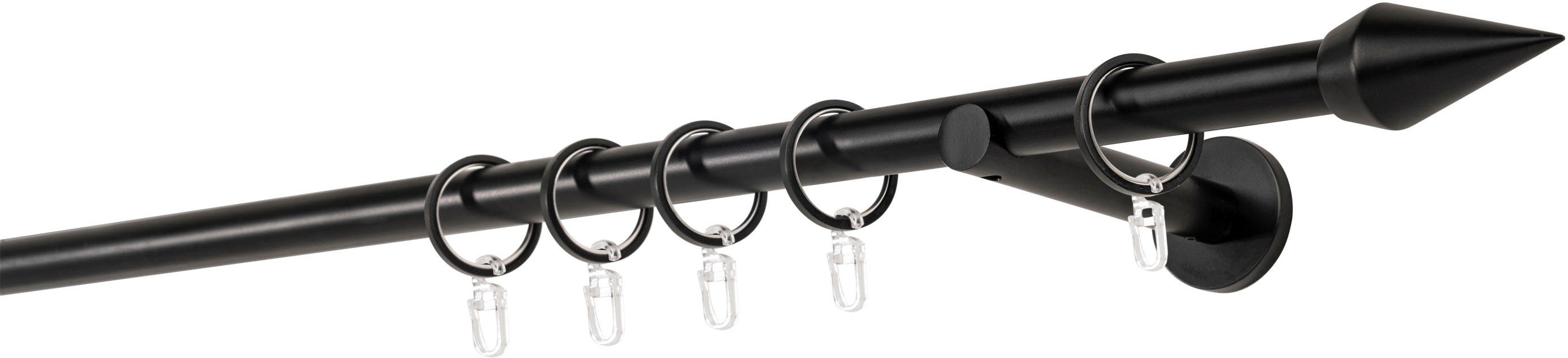 mydeco Шторыstange 20mm Point Wandträger 12 cm, 1-läufig, Fixmaß, verschraubt